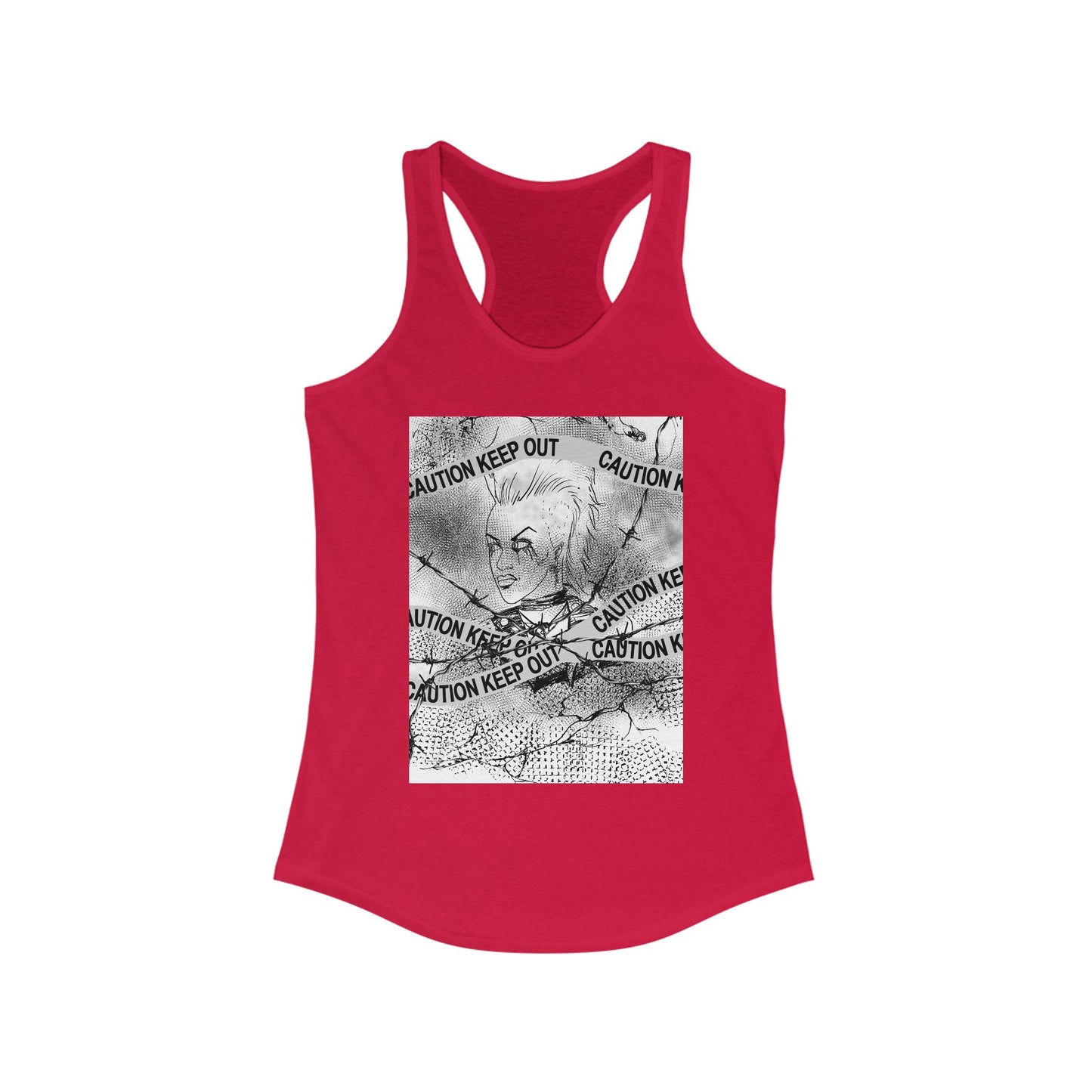 Racerback Tank - Riot and Rebel Punk Rock Feminist LGBTQ+ Pro Choice