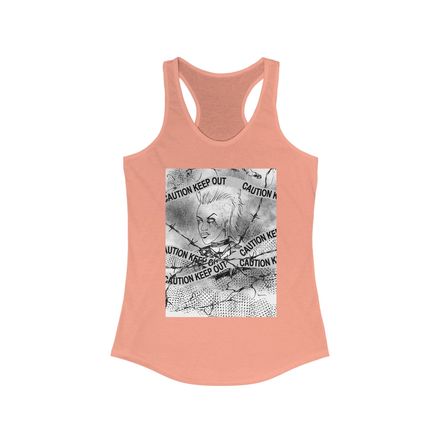 Racerback Tank - Riot and Rebel Punk Rock Feminist LGBTQ+ Pro Choice