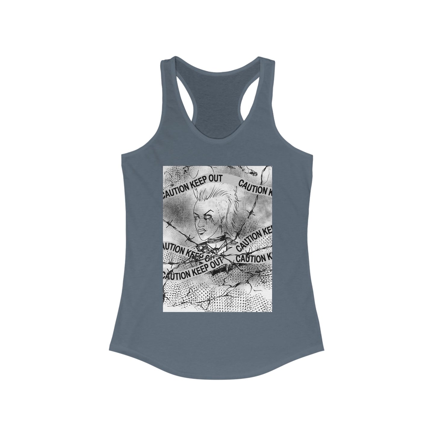 Racerback Tank - Riot and Rebel Punk Rock Feminist LGBTQ+ Pro Choice