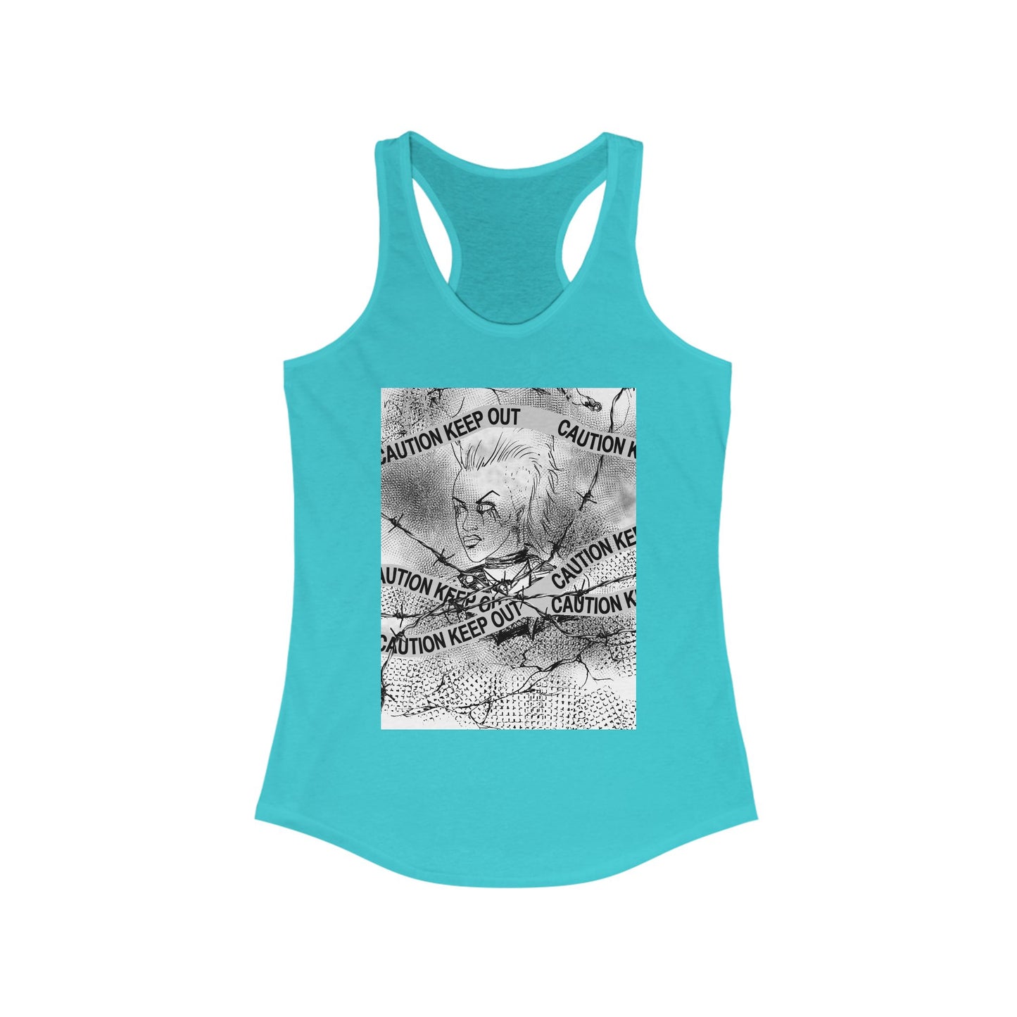 Racerback Tank - Riot and Rebel Punk Rock Feminist LGBTQ+ Pro Choice