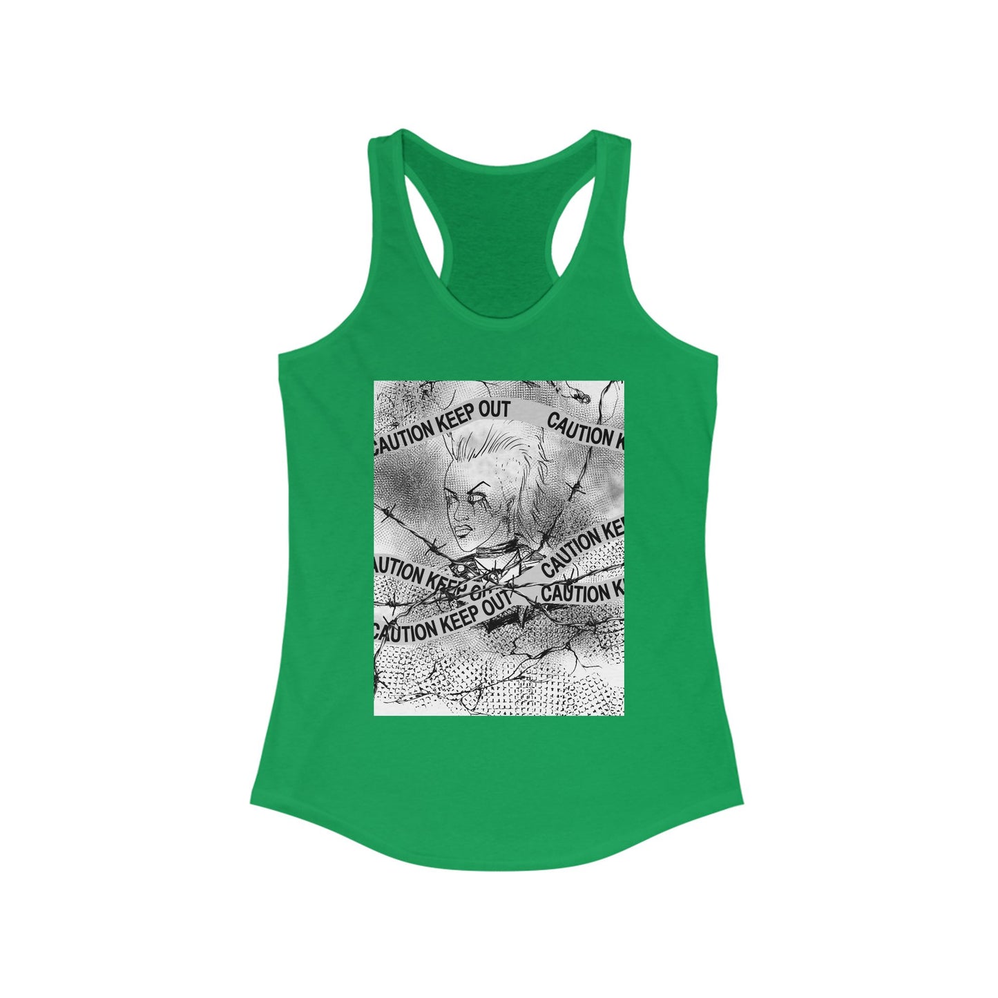 Racerback Tank - Riot and Rebel Punk Rock Feminist LGBTQ+ Pro Choice