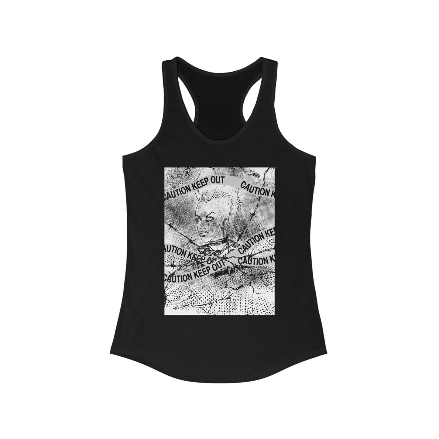 Racerback Tank - Riot and Rebel Punk Rock Feminist LGBTQ+ Pro Choice