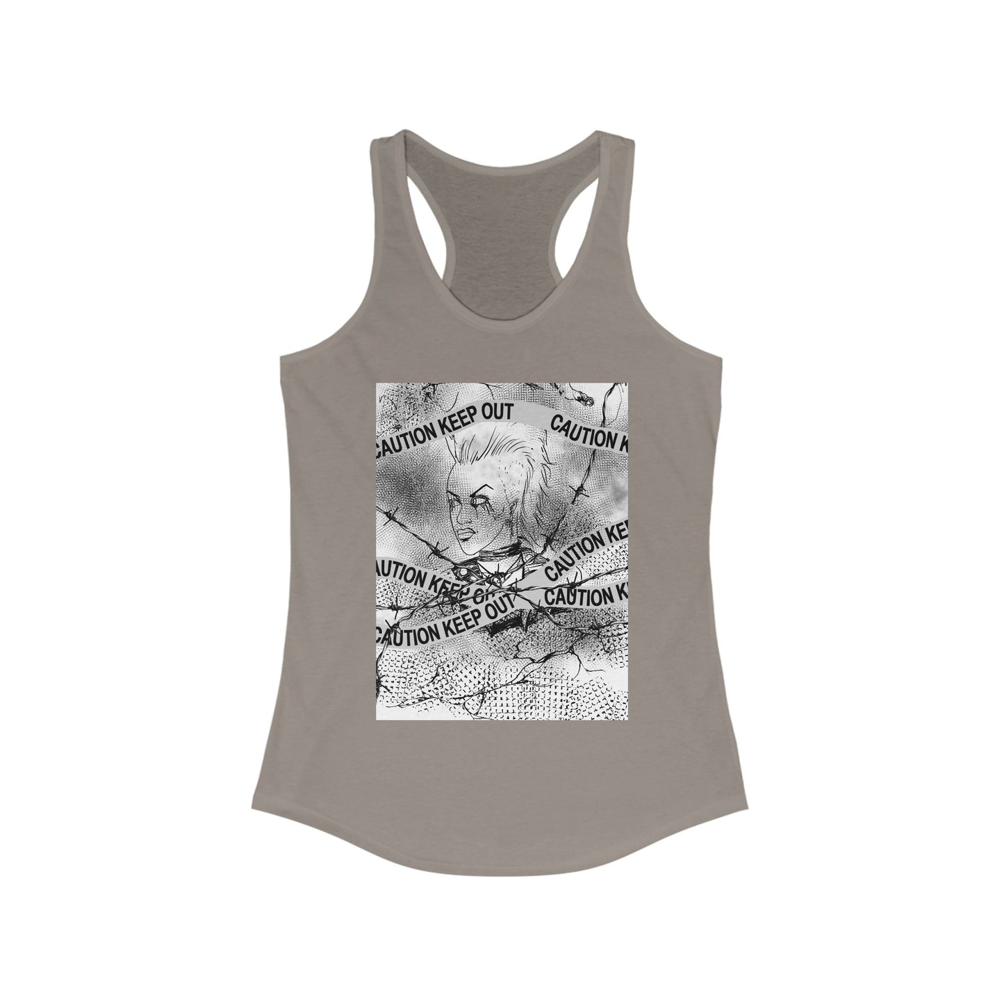 Racerback Tank - Riot and Rebel Punk Rock Feminist LGBTQ+ Pro Choice