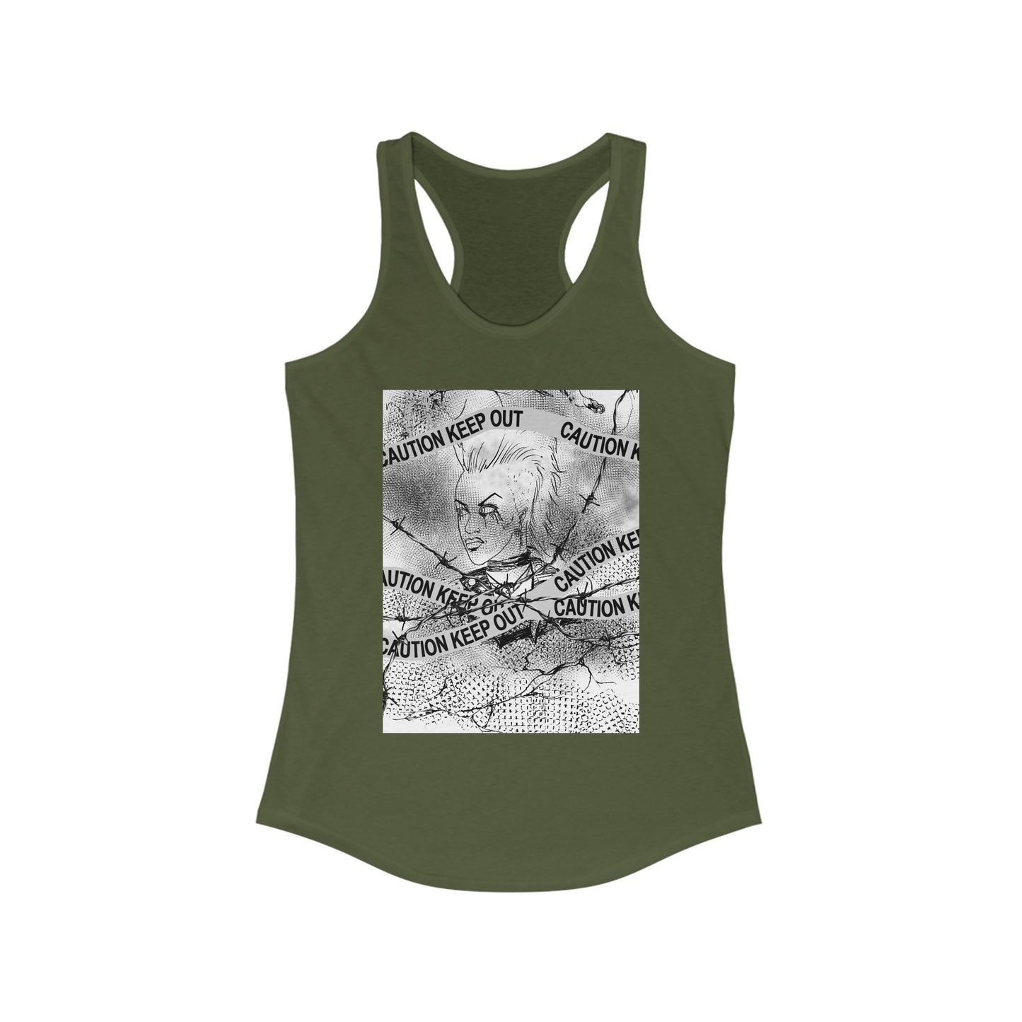 Racerback Tank - Riot and Rebel Punk Rock Feminist LGBTQ+ Pro Choice