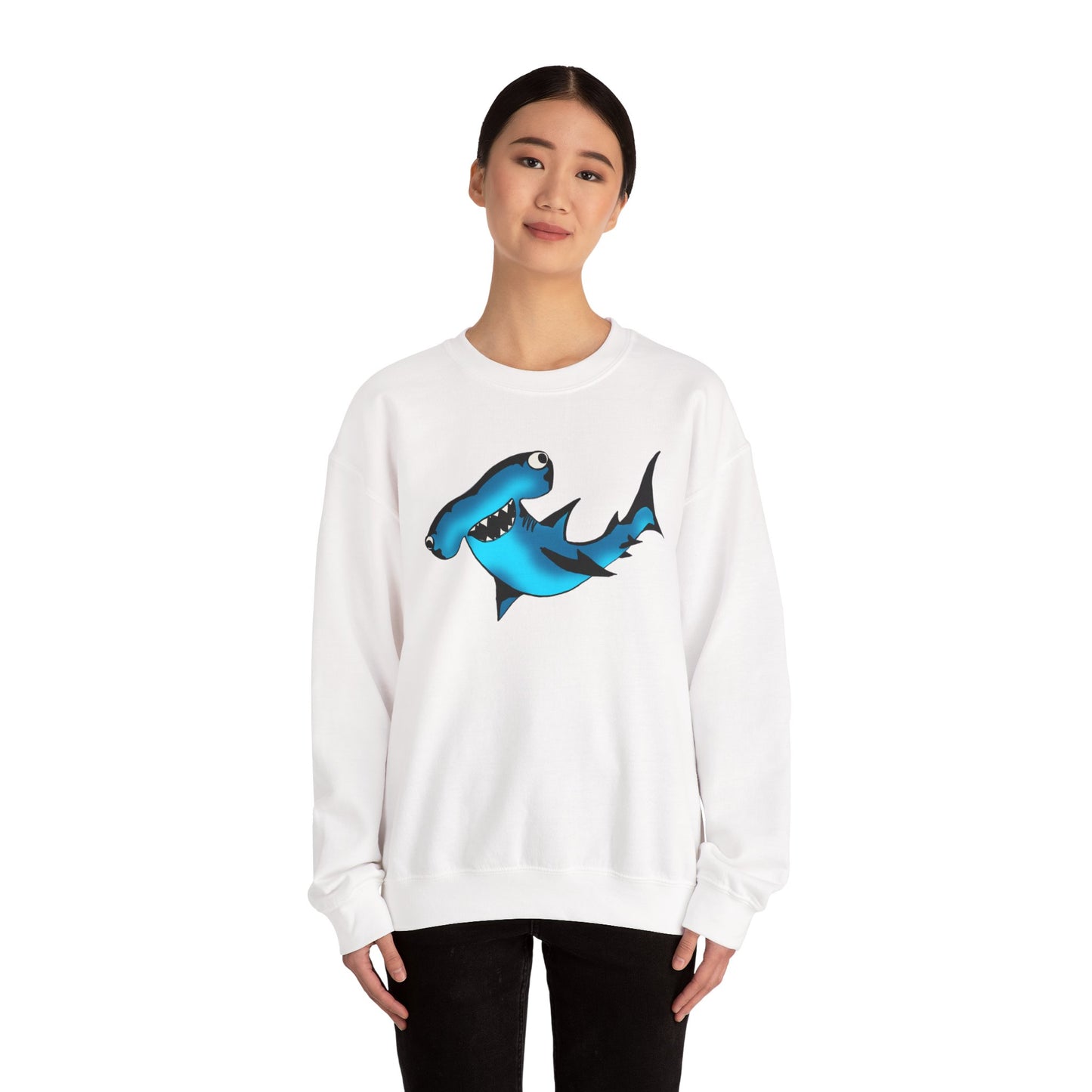 Harley Hammerhead Cute Shark Graphic Unisex Sweatshirt