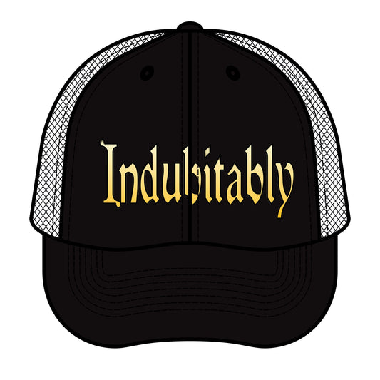 Retro Trucker Hat with 'Indubitably' - Perfect for Summer, Outdoor Fun, Gifts, Festivals, and Everyday Wear