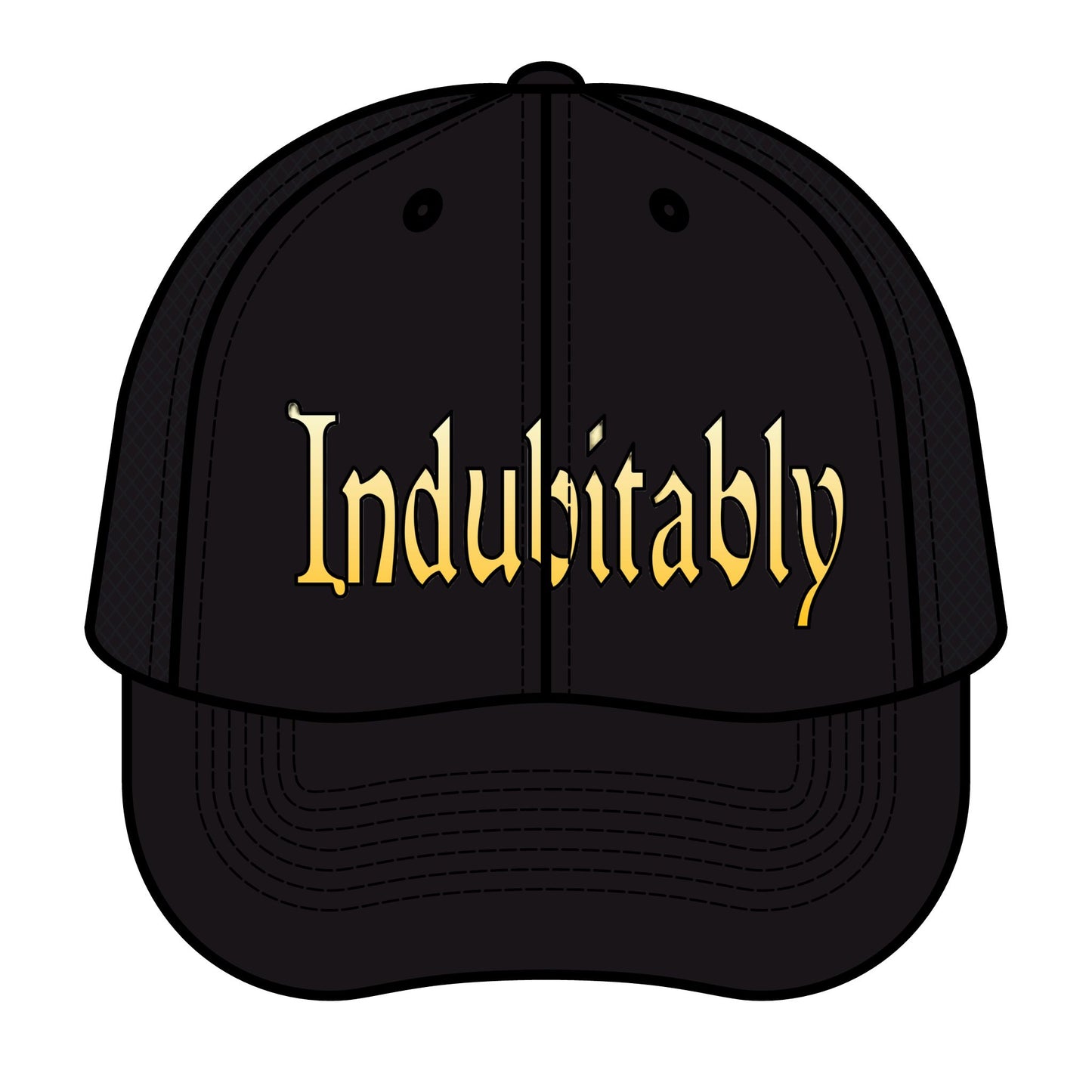 Retro Trucker Hat with 'Indubitably' - Perfect for Summer, Outdoor Fun, Gifts, Festivals, and Everyday Wear