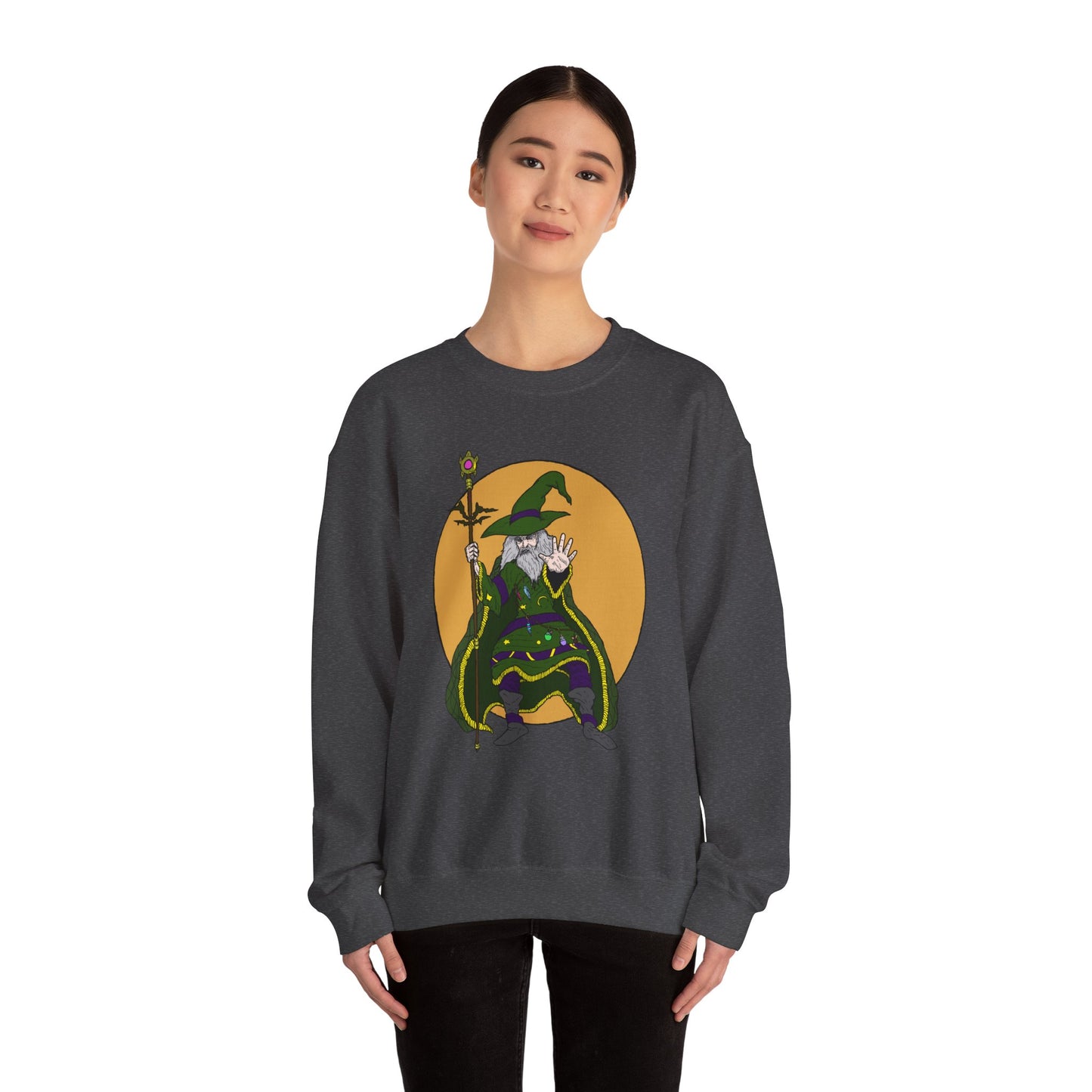Wizard-Themed Unisex Crewneck Sweatshirt