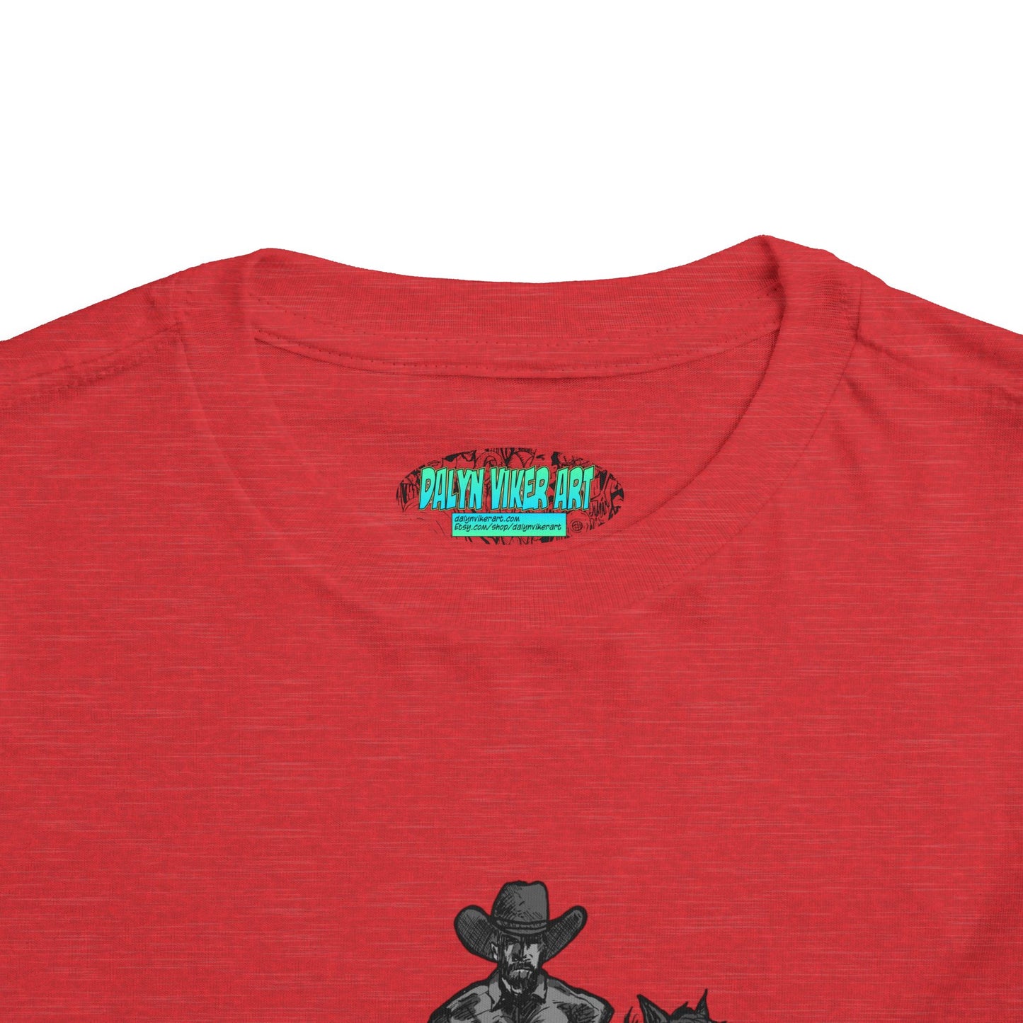 Toddler Western Cowboy Tee — Horseback Rider Graphic Shirt