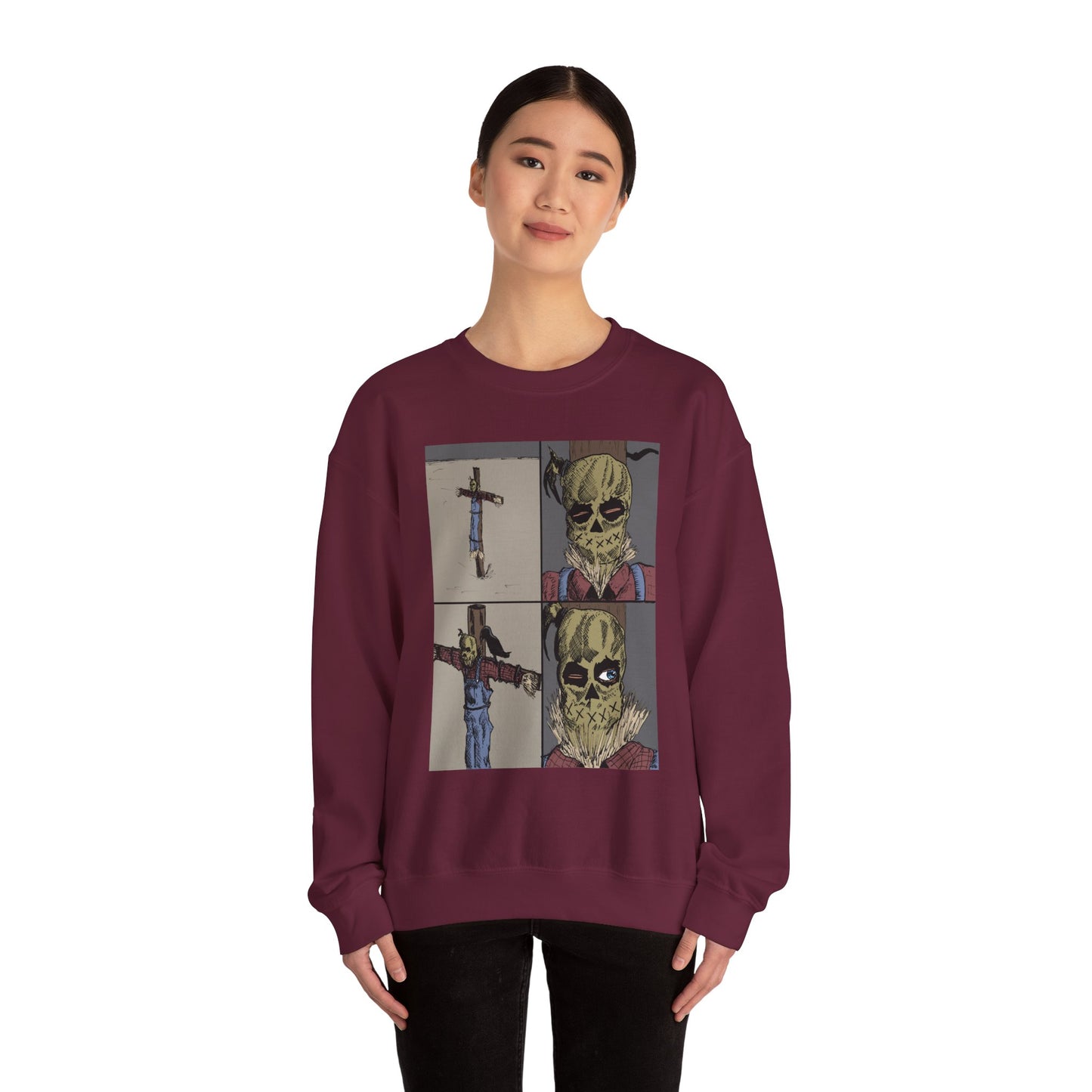 Scarecrow Graphic Crewneck Sweatshirt