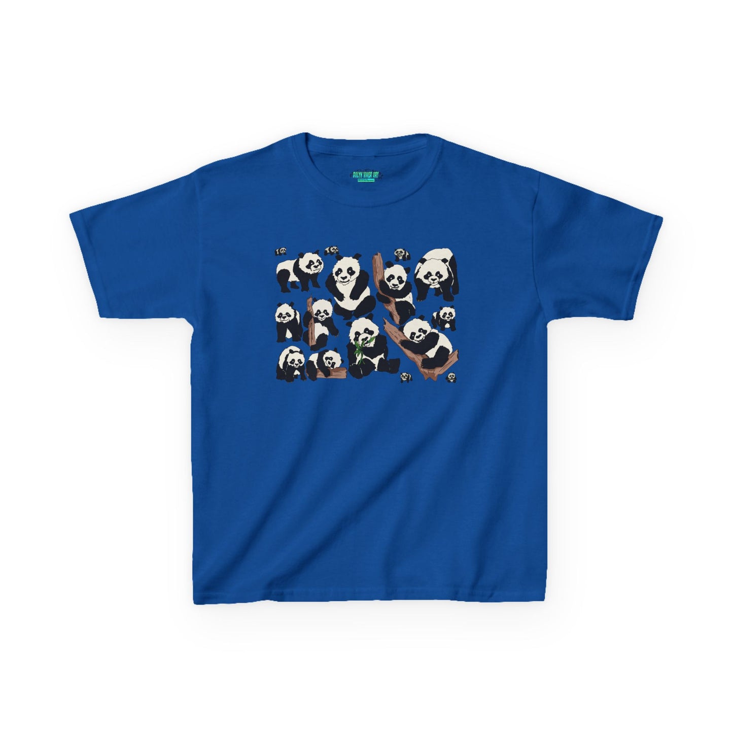 Panda Paradise Kids Tee, Cute Animal T-Shirt, Children's Gift, Birthday Present, Summer Wear, Eco-Friendly Fashion