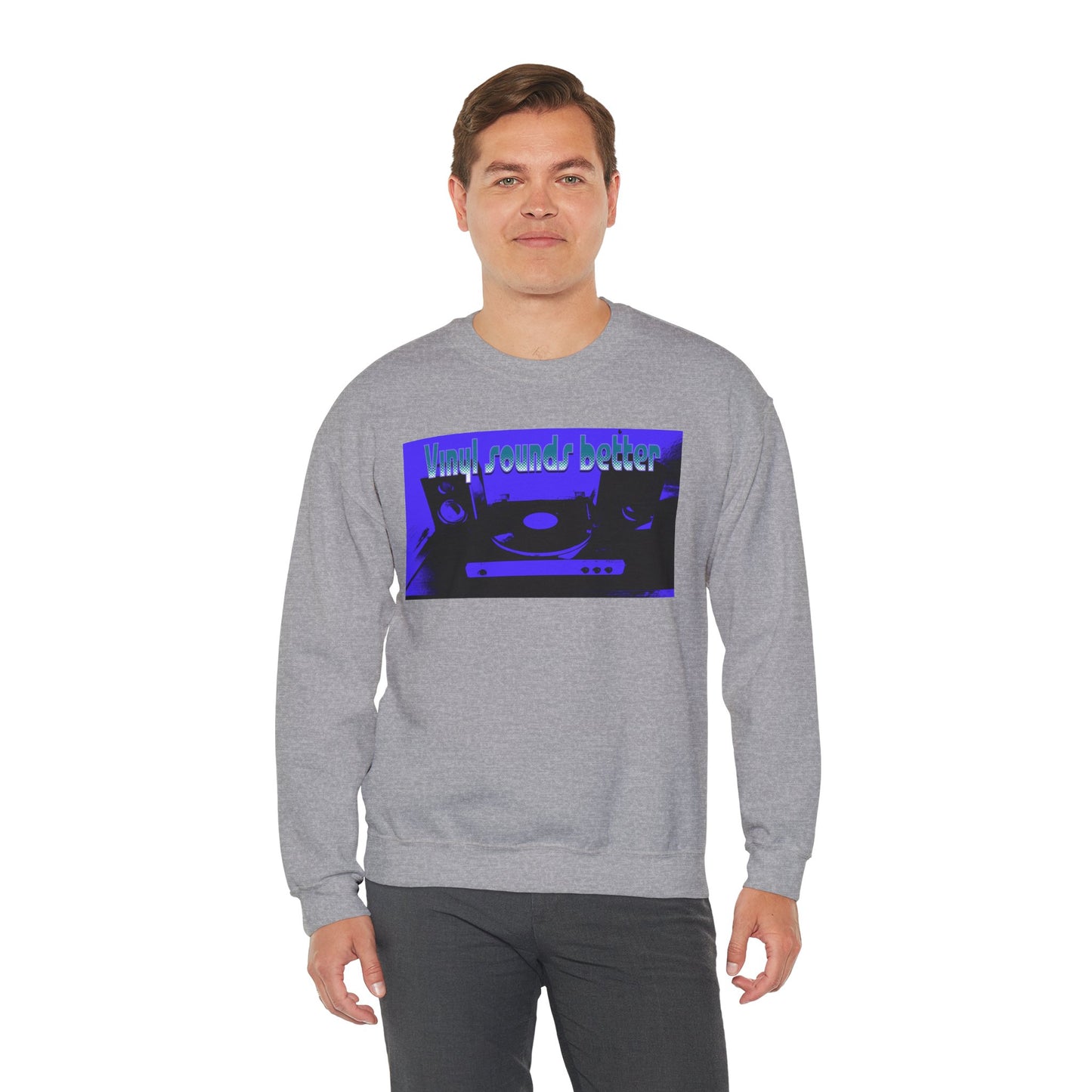 Vinyl Sounds Better Crewneck Sweatshirt