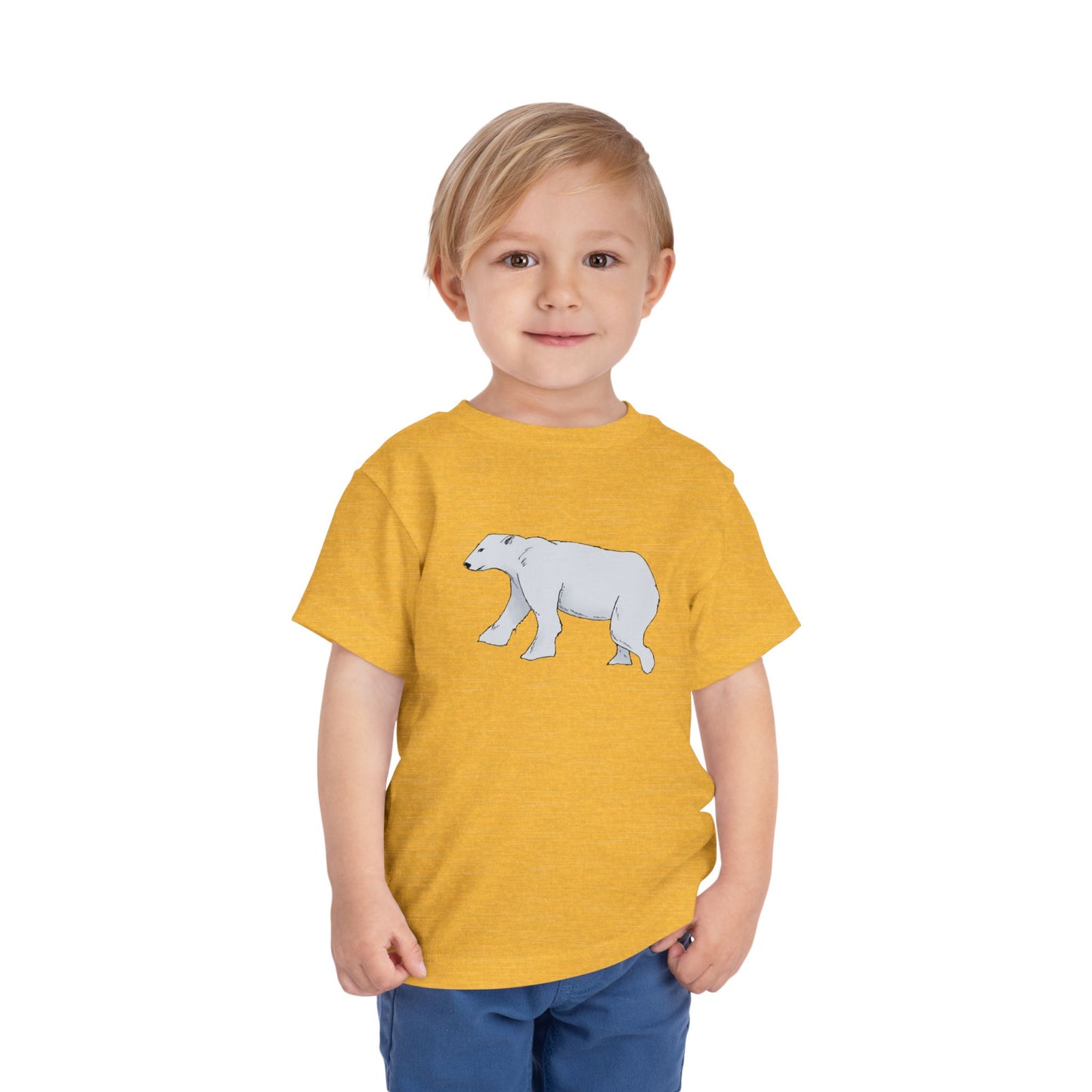 Polar Bear Toddler Tee — Cute Arctic Animal Shirt for Kids