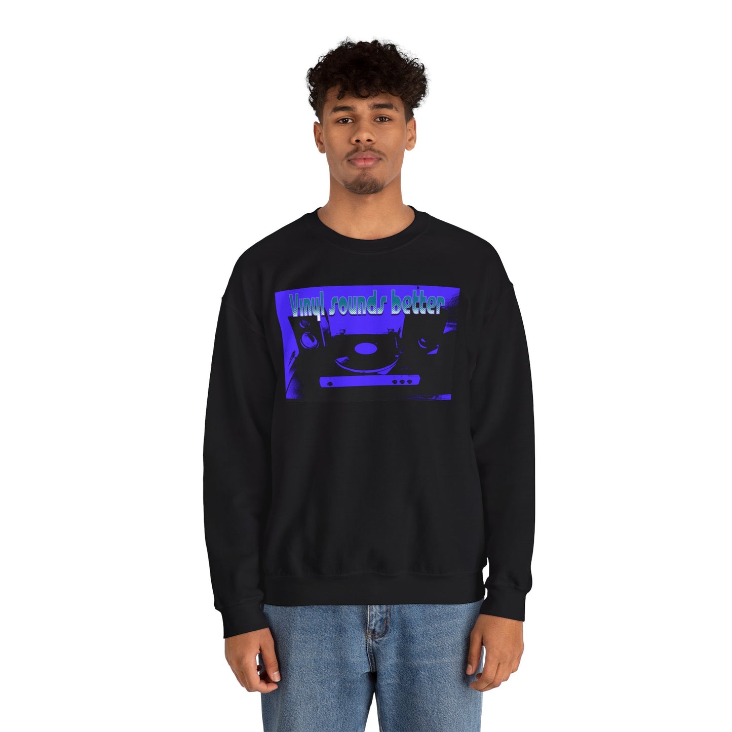 Vinyl Sounds Better Crewneck Sweatshirt