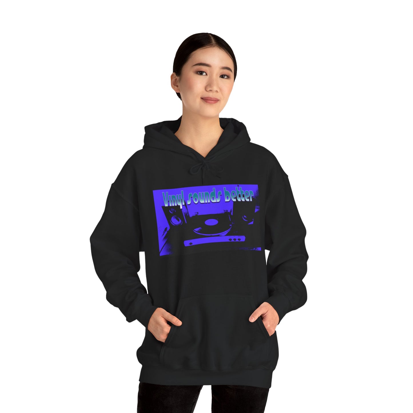 Vinyl Sounds Better Hoodie, Perfect for Music Lovers, Gift for DJs, Casual Wear, Comfortable Sweatshirt, Trendy Music Apparel