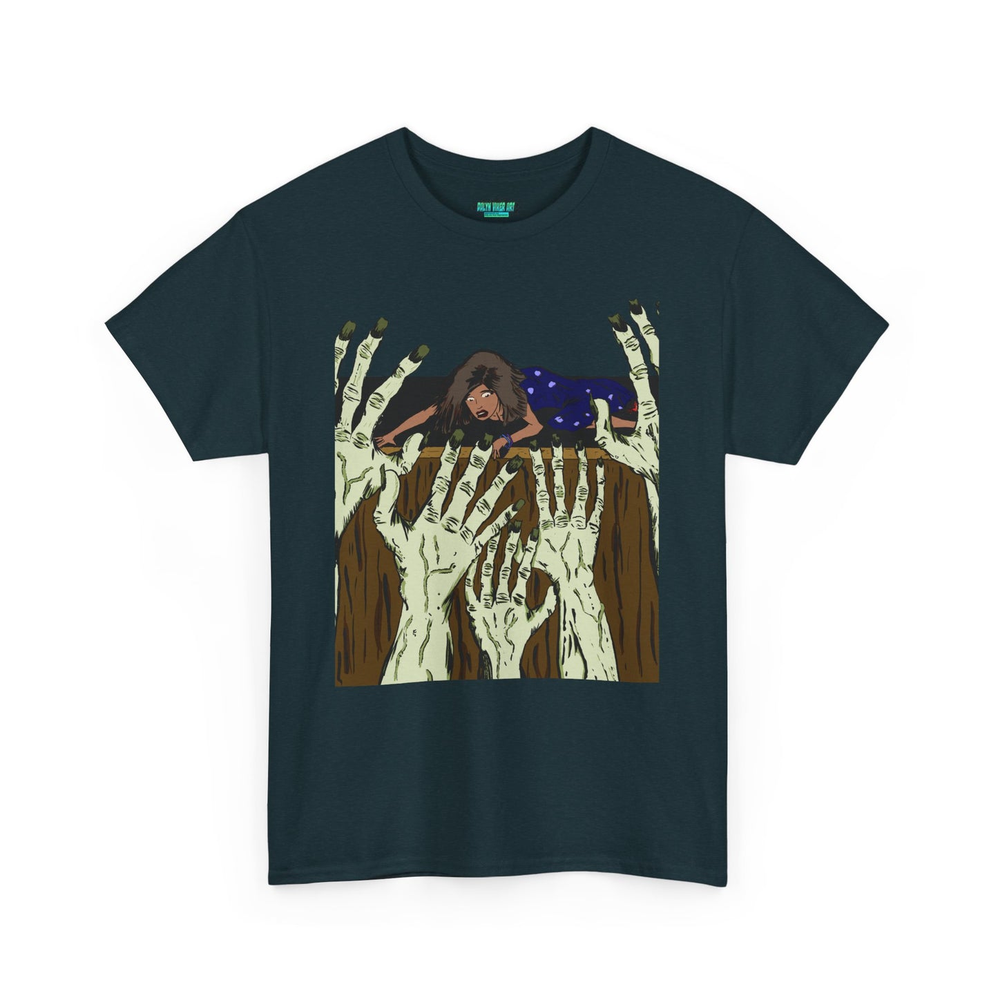 Spooky Unisex Heavy Cotton Tee, Halloween Shirt, Ghostly T-Shirt, Unisex Graphic Tee, Casual Wear for Halloween
