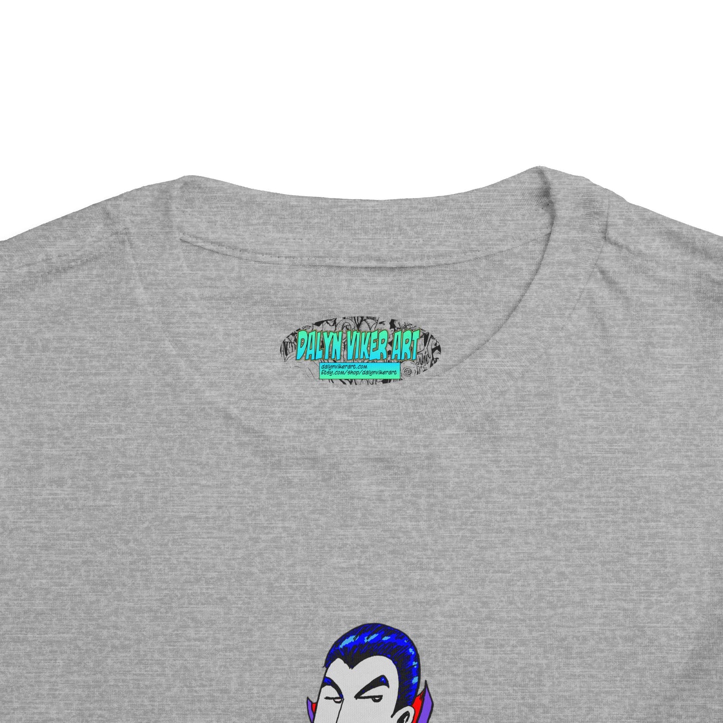 Toddler Tee — Cute Cartoon Vampire Graphic Shirt for Kids