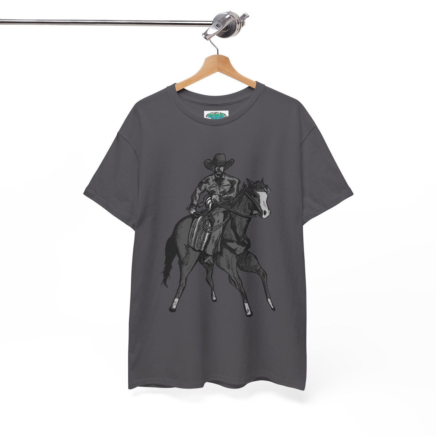 Cowboy on Horseback T‑Shirt — Vintage Western Rodeo Tee