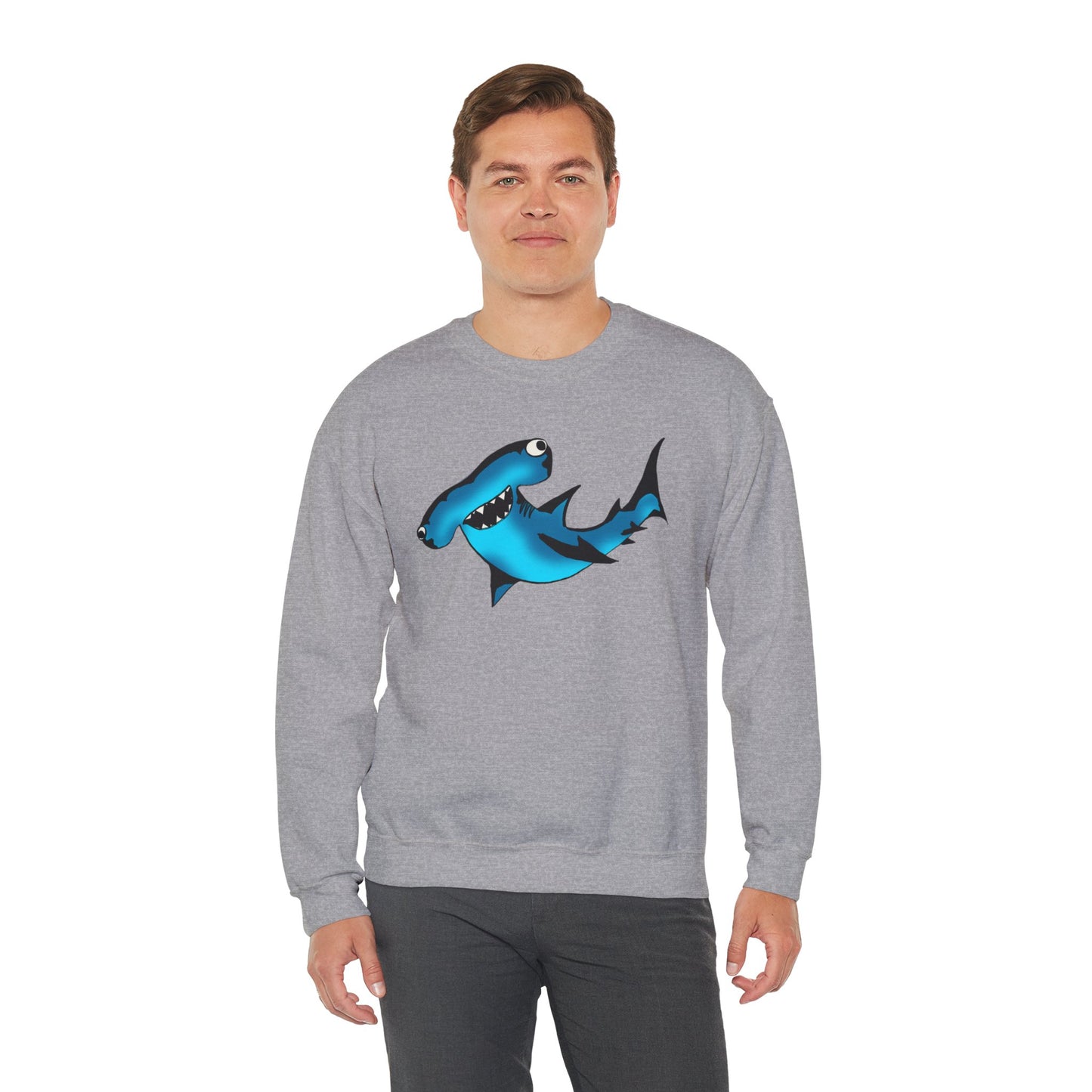 Harley Hammerhead Cute Shark Graphic Unisex Sweatshirt