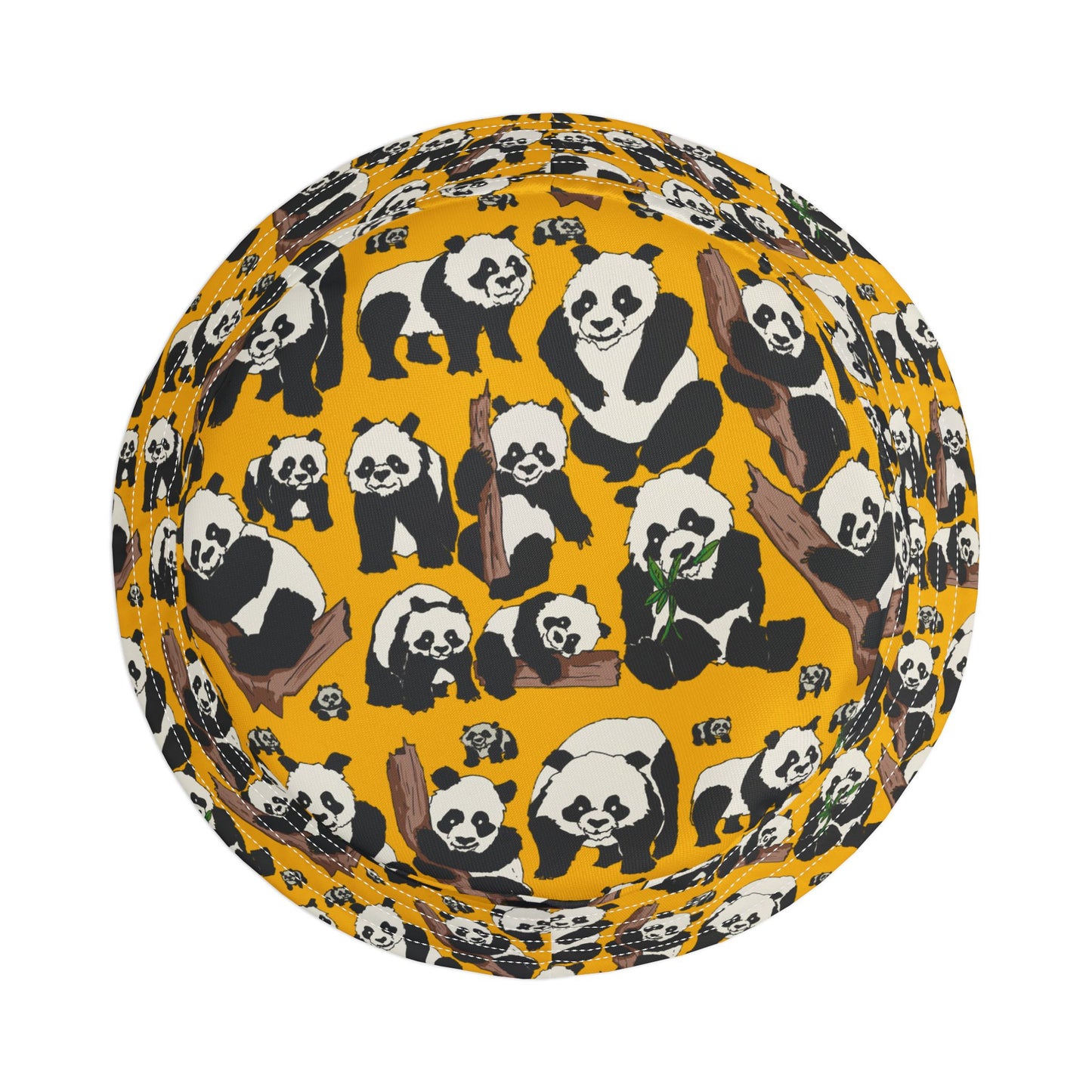 Panda Print Bucket Hat, Cool Summer Accessory, Trendy Gift for Animal Lovers, Perfect for Festivals, Beach, Casual Wear