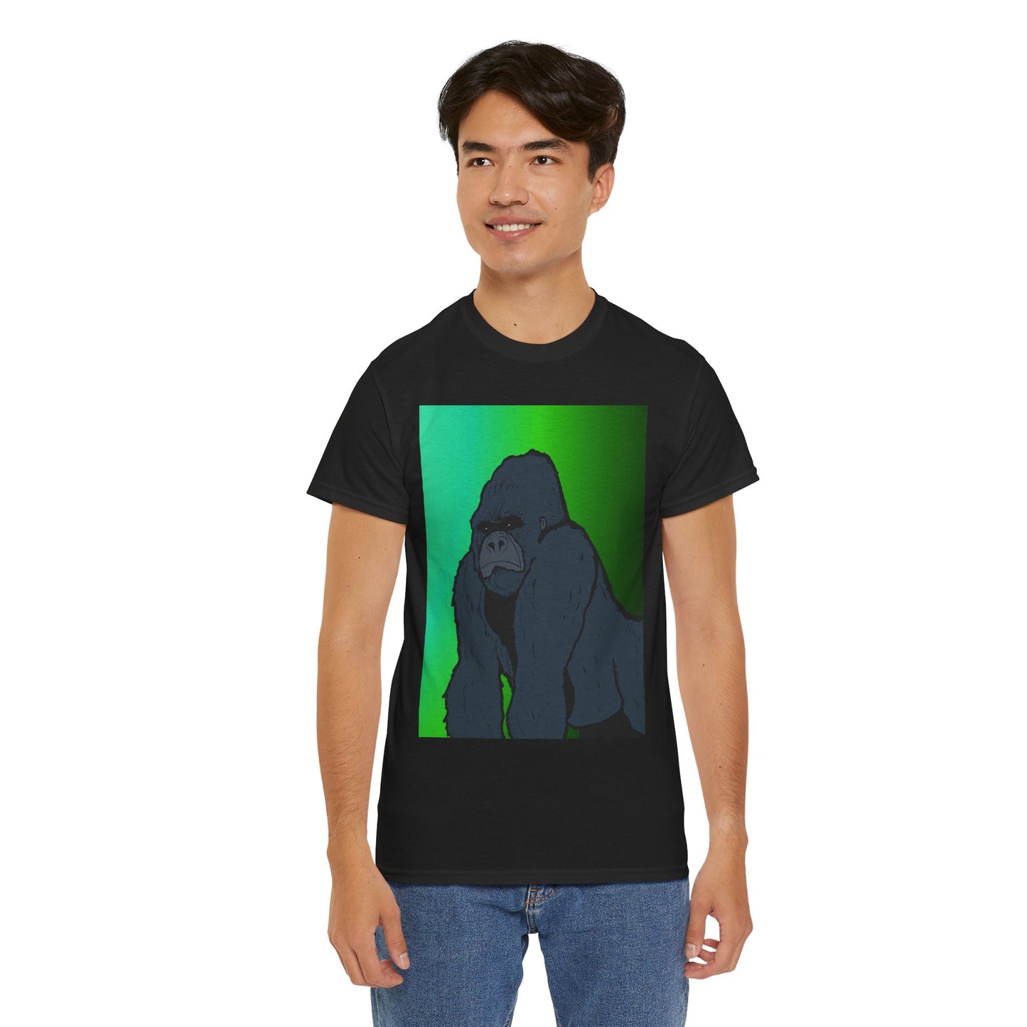 Gorilla Portrait Tee – Graphic Ape Illustration T-Shirt