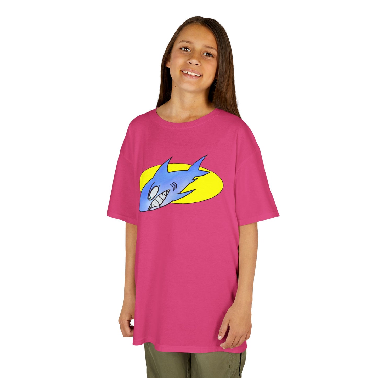 Cool Shark Graphic Kids Tee, Fun T-Shirt for Boys, Lightweight Summer Apparel, Gifts for Young Ocean Lovers, Birthday and Holiday Wear