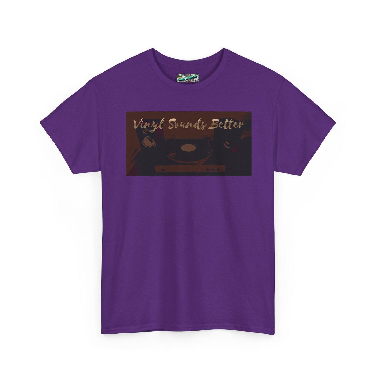 Vinyl Sounds Better T-Shirt — Retro Record Player Tee for Music Lovers