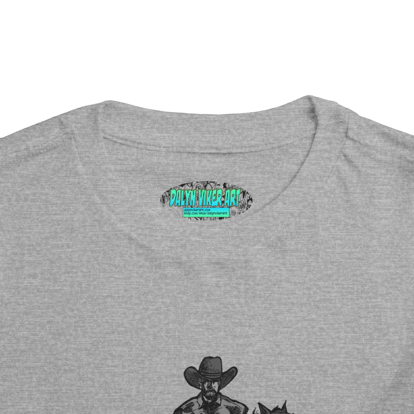 Toddler Western Cowboy Tee — Horseback Rider Graphic Shirt
