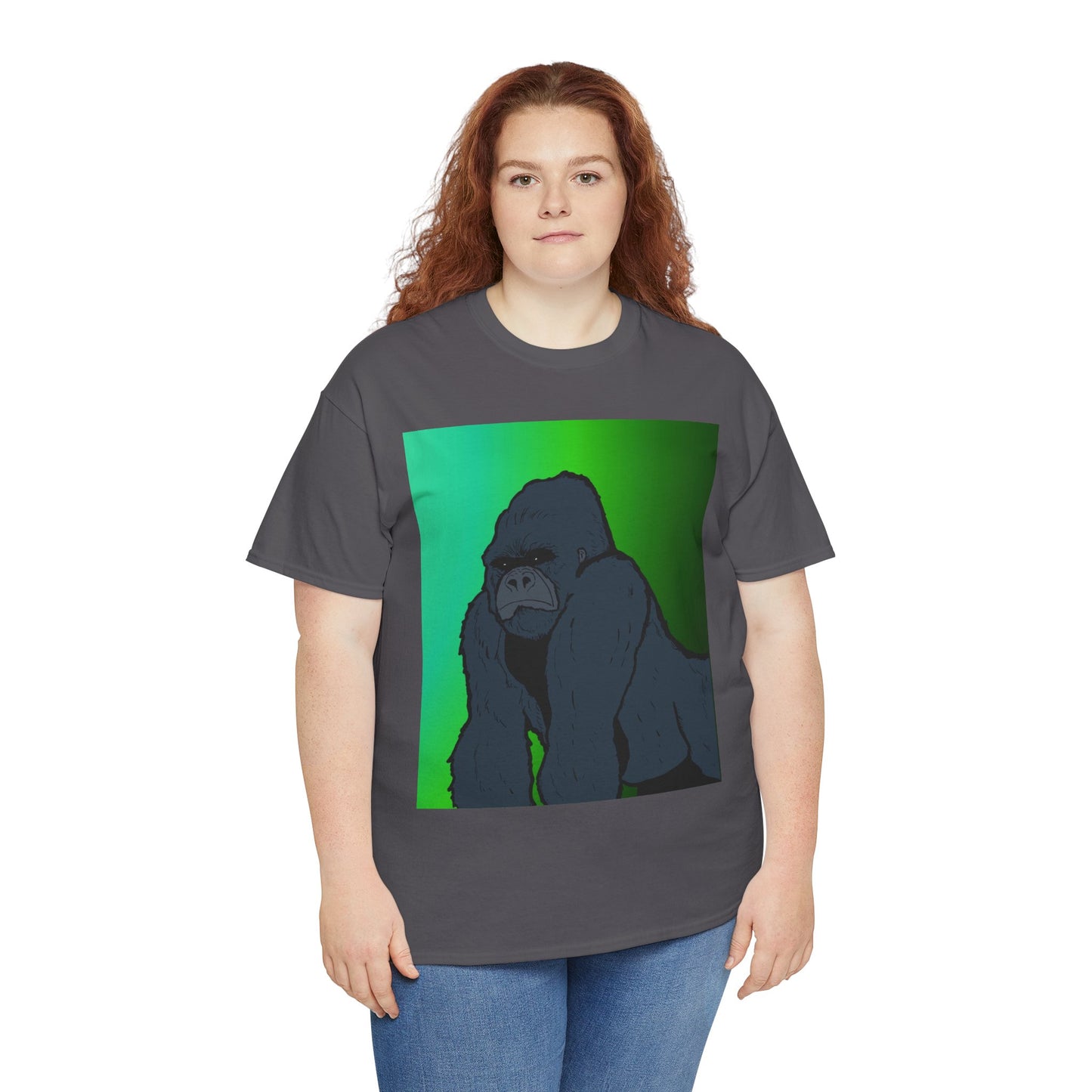 Gorilla Portrait Tee – Graphic Ape Illustration T-Shirt