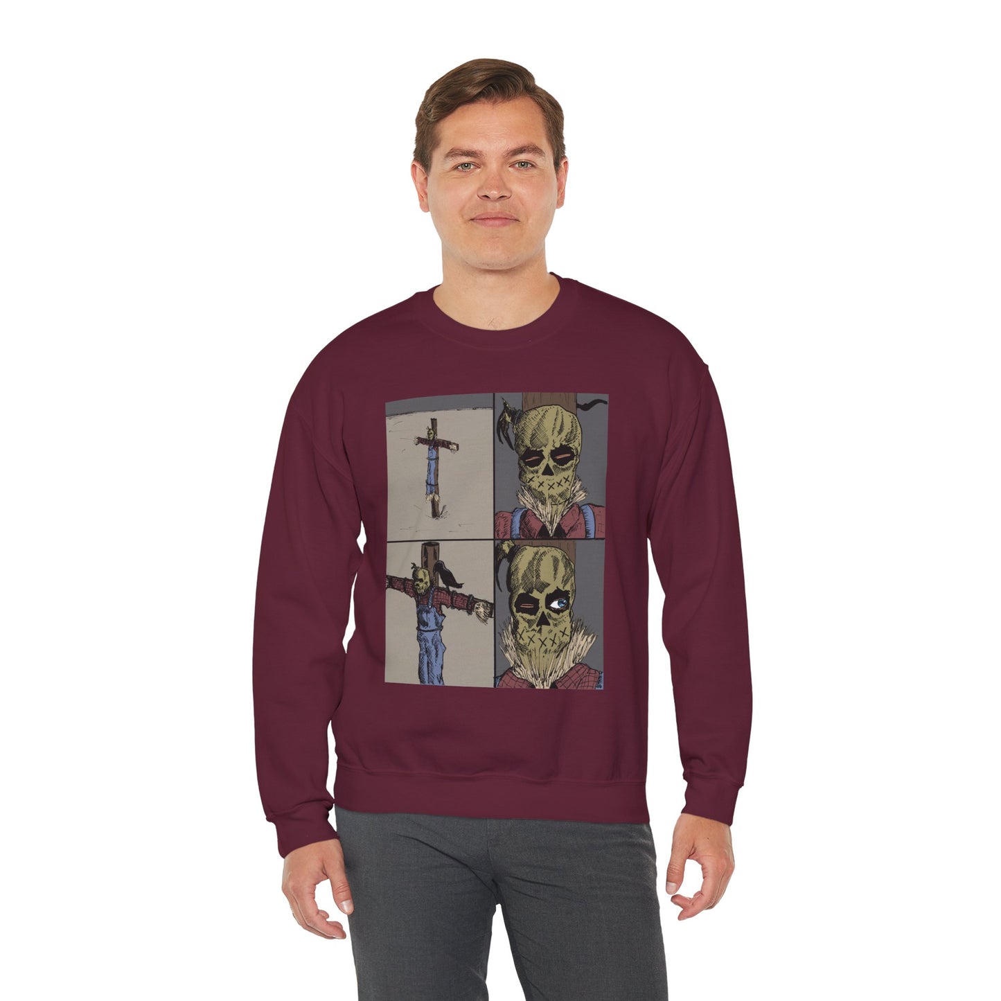 Scarecrow Graphic Crewneck Sweatshirt