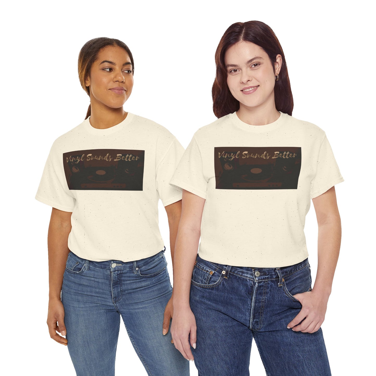 Vinyl Sounds Better T-Shirt — Retro Record Player Tee for Music Lovers