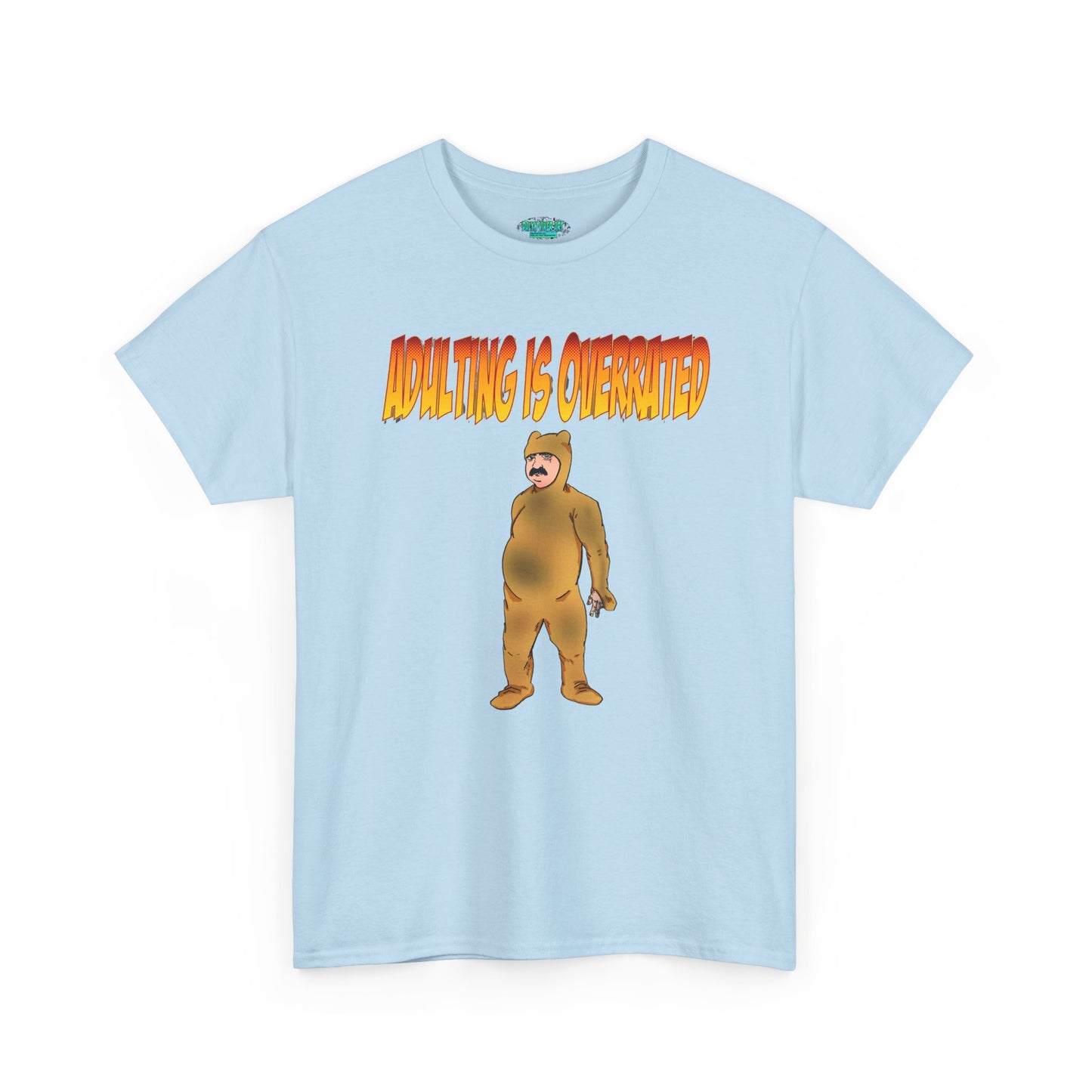 Funny Adulting is Overrated Unisex Heavy Cotton Tee