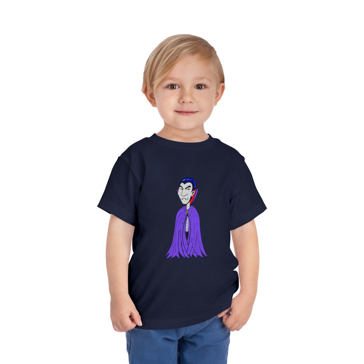 Toddler Tee — Cute Cartoon Vampire Graphic Shirt for Kids