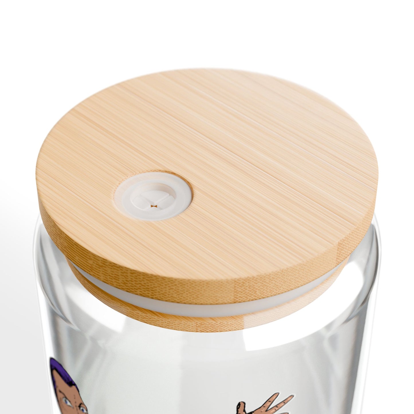 Flying Eff Cool Character Sipper Glass | Fun Water Bottle for Kids, Stylish Beverage Jar, Unique Gift Idea, Home Décor, Summer Essential