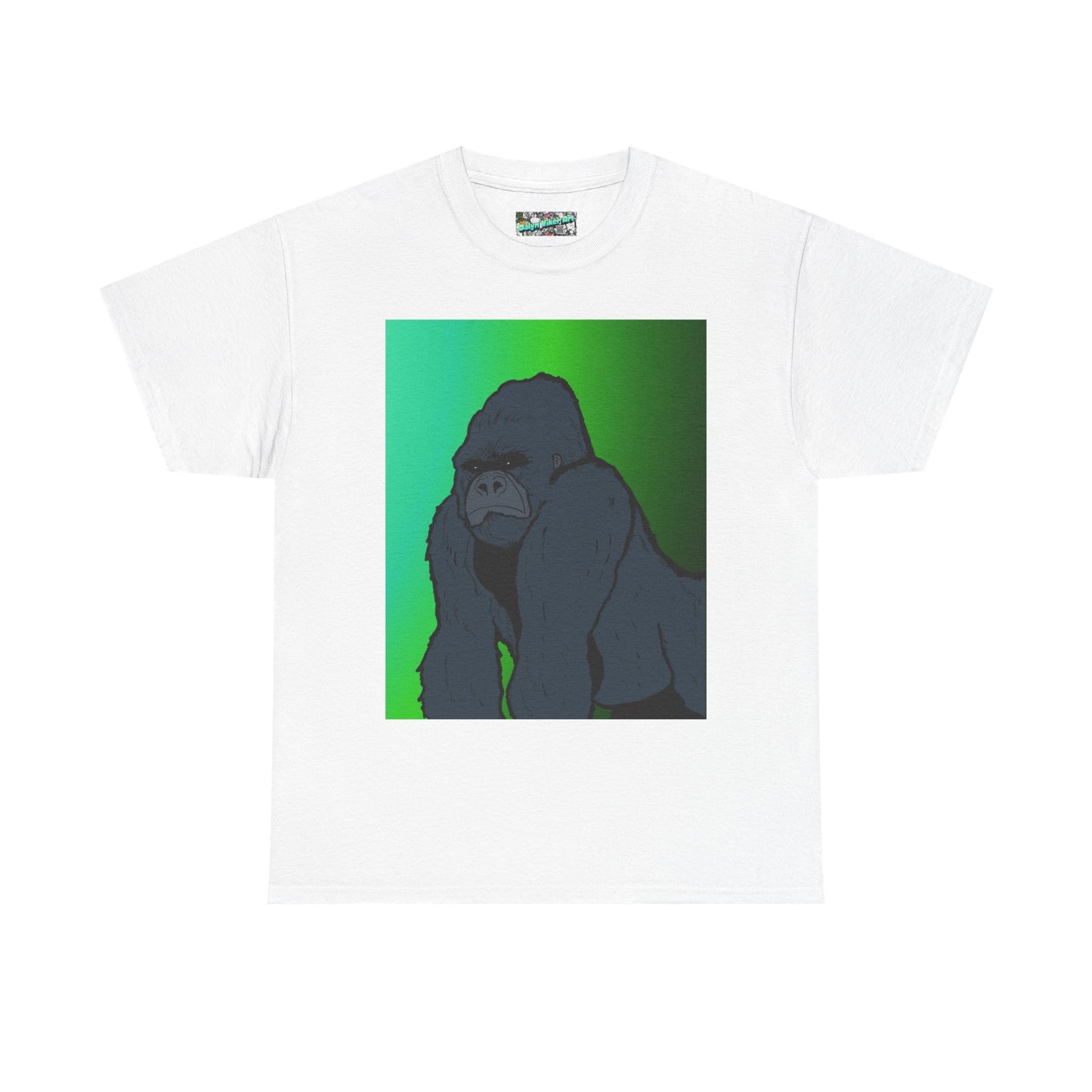 Gorilla Portrait Tee – Graphic Ape Illustration T-Shirt