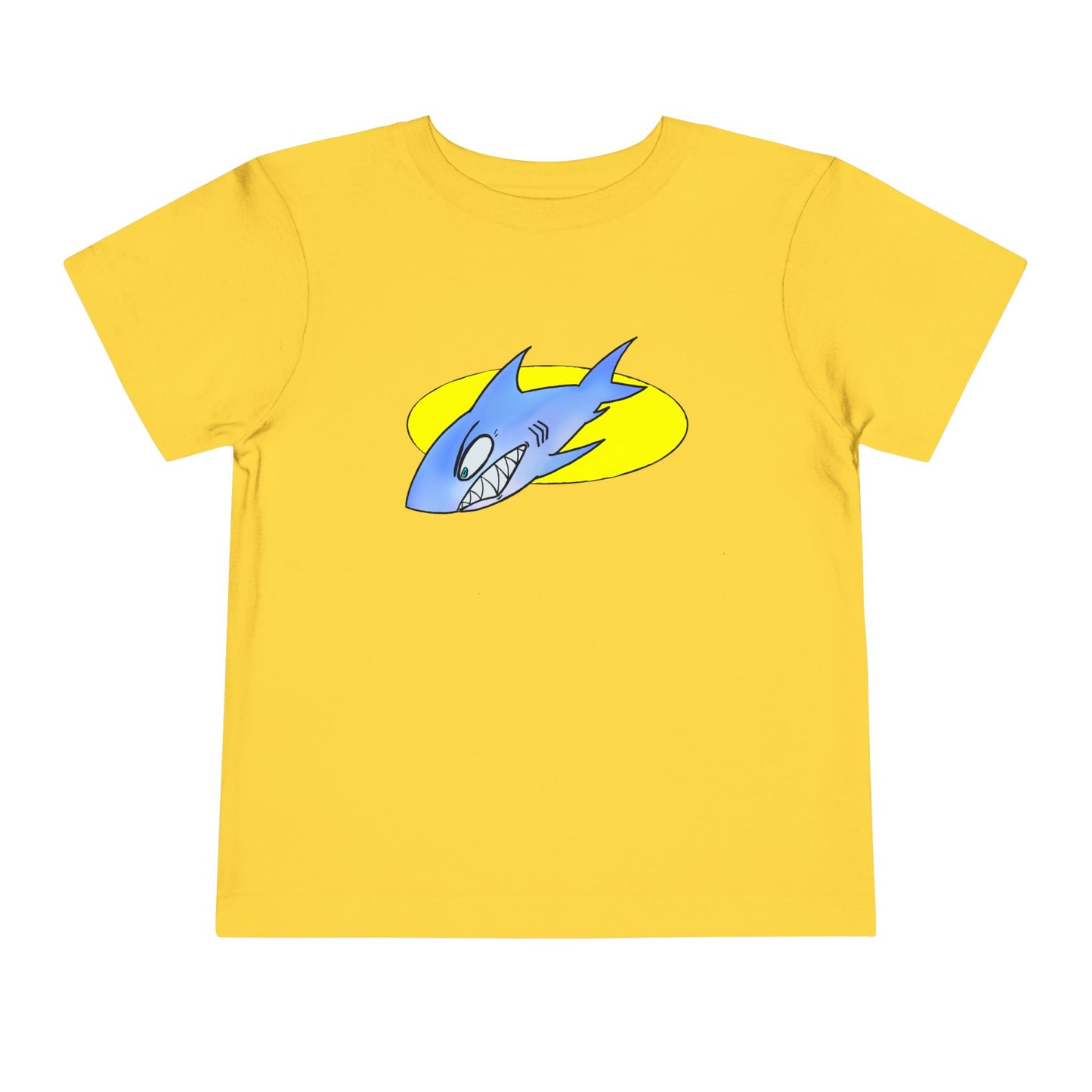 Toddler Shark Tee — Cute Blue Shark Graphic Kids Shirt
