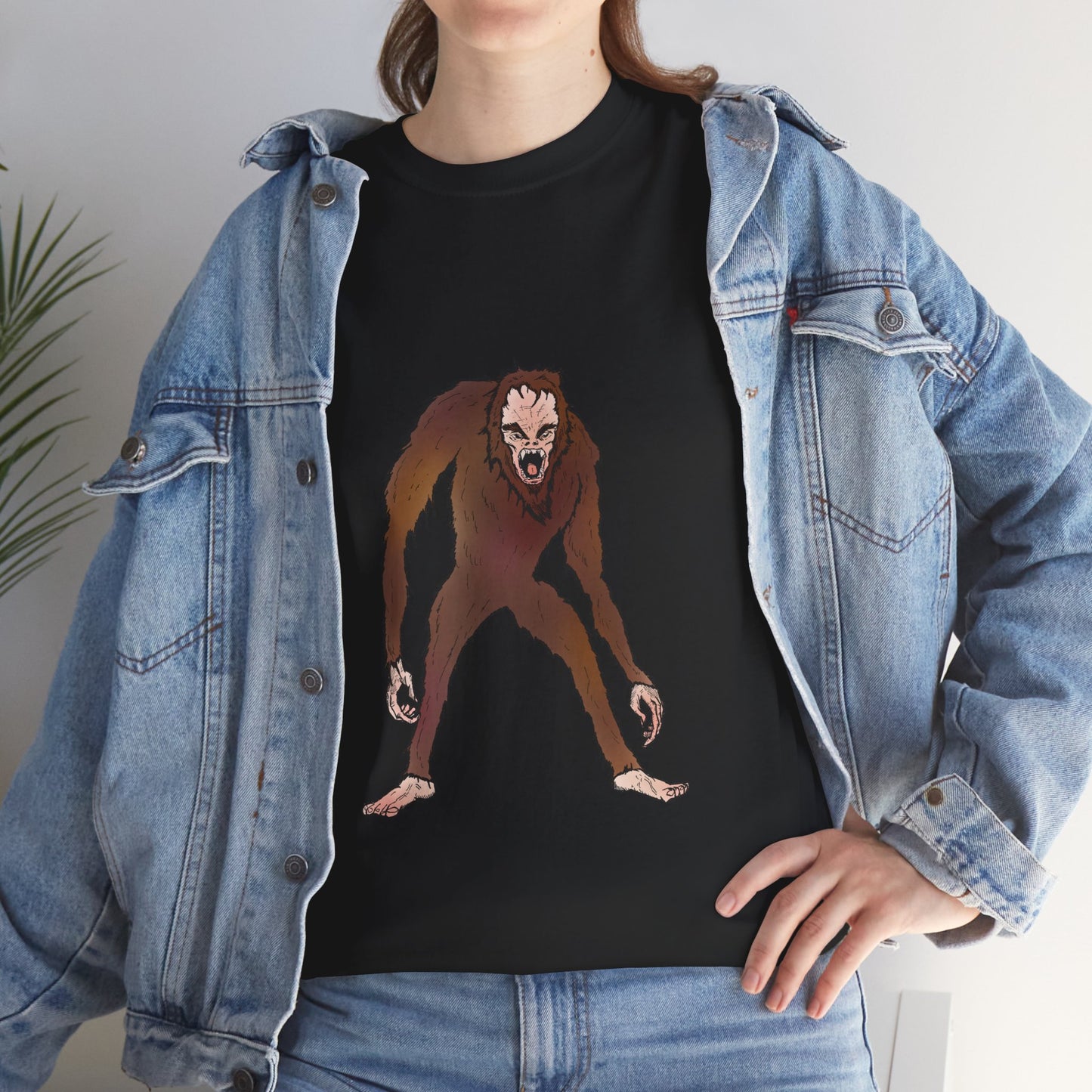 Bigfoot Sketch T‑Shirt — Retro Sasquatch Graphic Tee