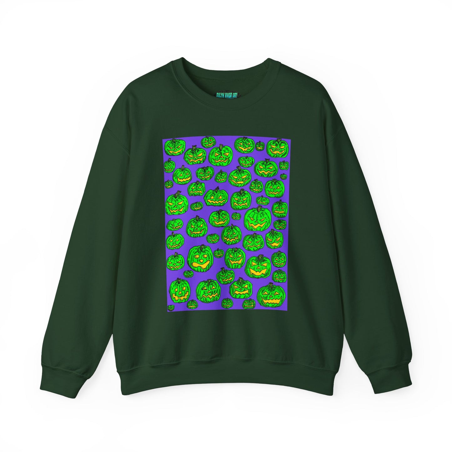 Halloween Pumpkin Crewneck Sweatshirt