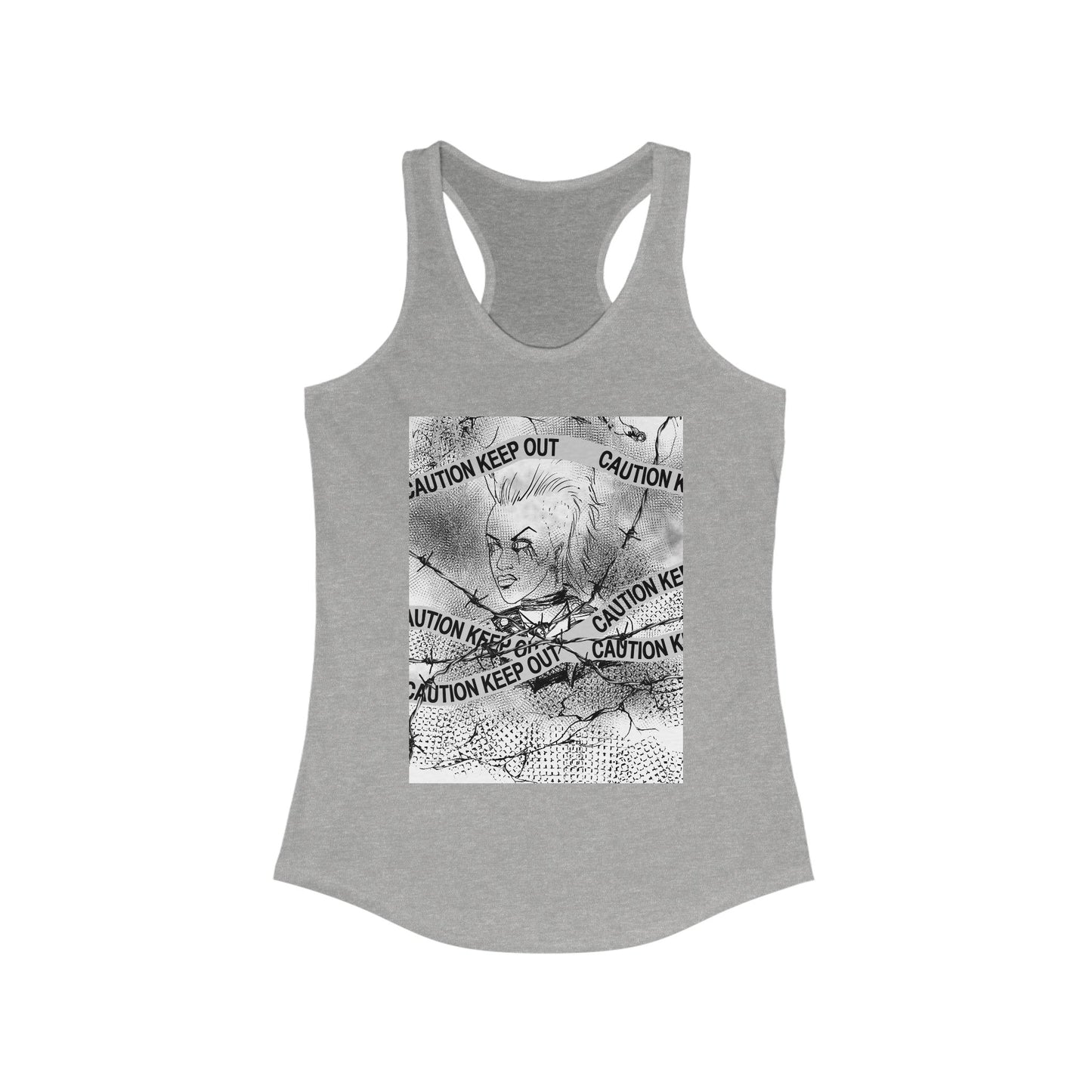 Racerback Tank - Riot and Rebel Punk Rock Feminist LGBTQ+ Pro Choice