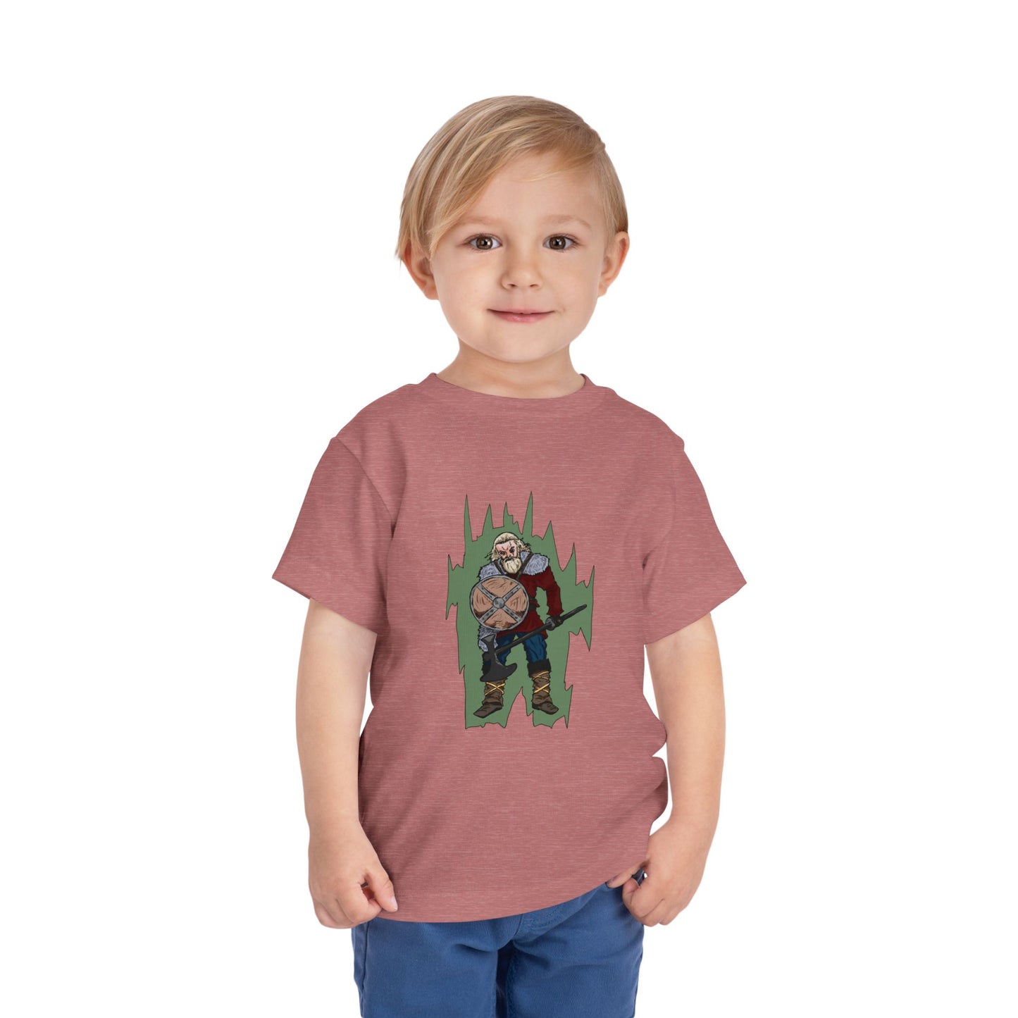 Toddler Tee — Viking Warrior Graphic Shirt