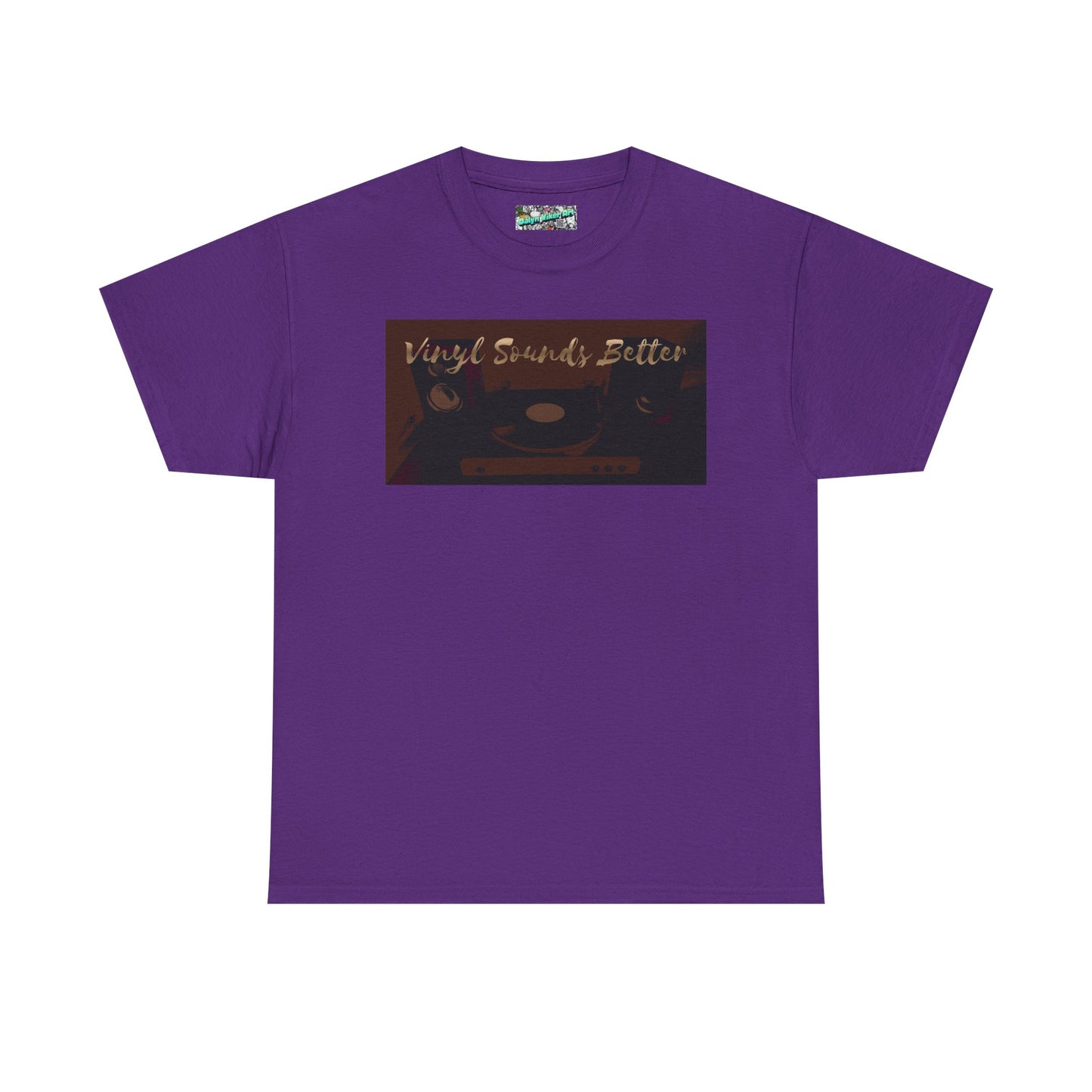 Vinyl Sounds Better T-Shirt — Retro Record Player Tee for Music Lovers