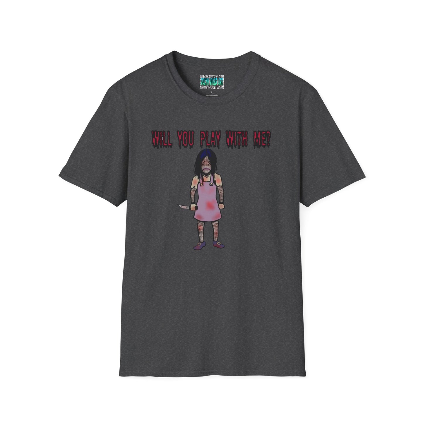 Will You Play With Me?  Unisex Softstyle T-Shirt