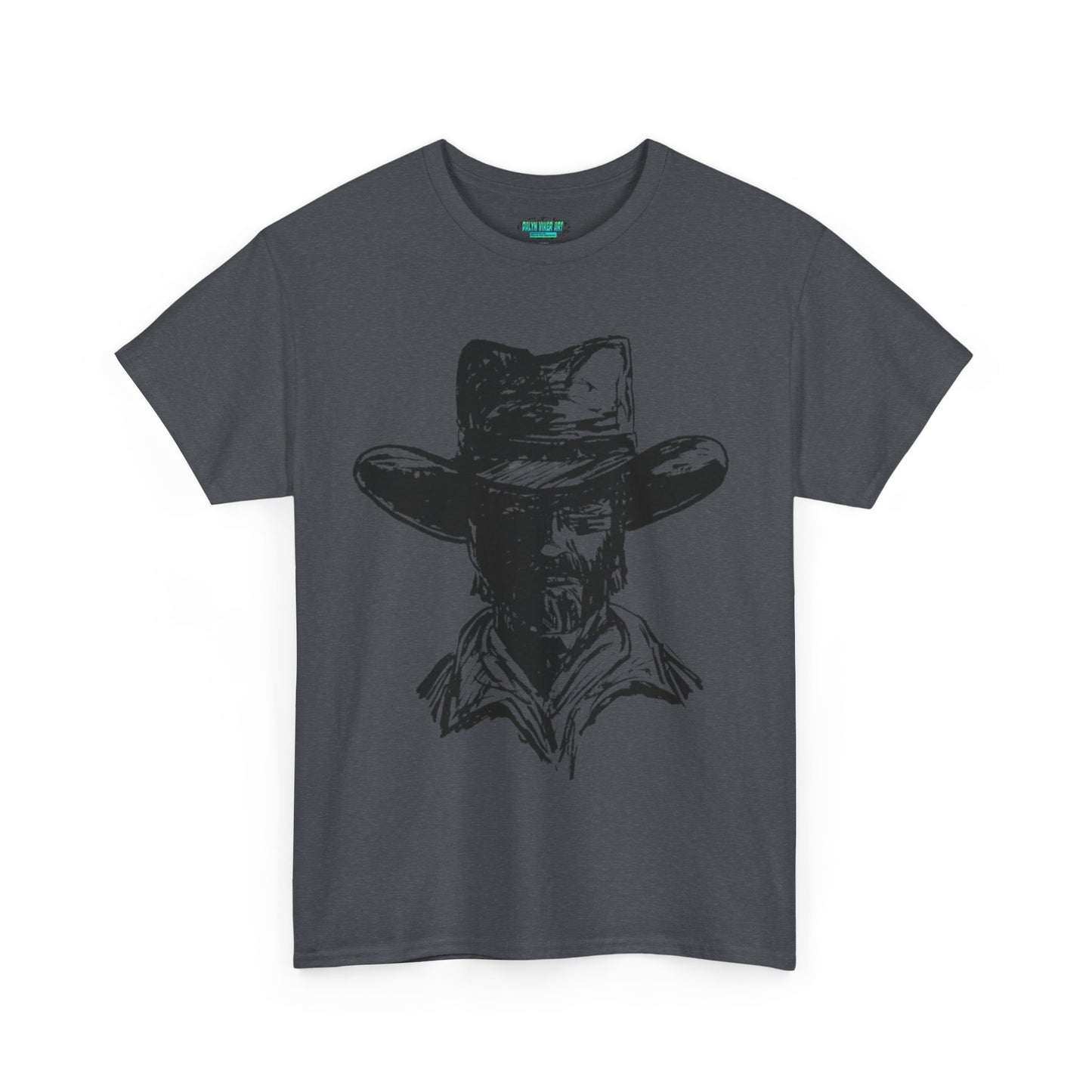 Rustic Cowboy Graphic Unisex Heavy Cotton Tee