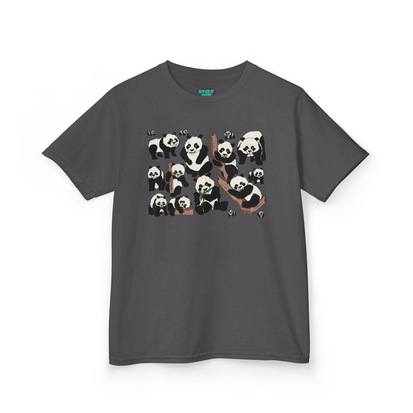 Panda Paradise Kids Tee, Cute Animal T-Shirt, Children's Gift, Birthday Present, Summer Wear, Eco-Friendly Fashion