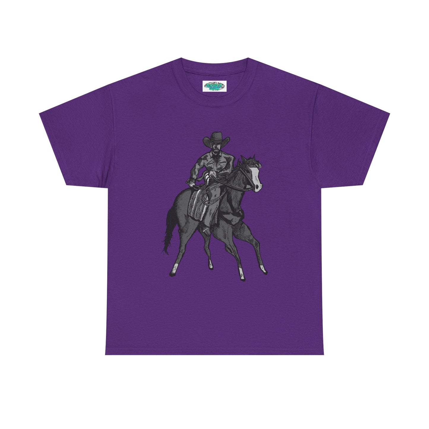 Cowboy on Horseback T‑Shirt — Vintage Western Rodeo Tee