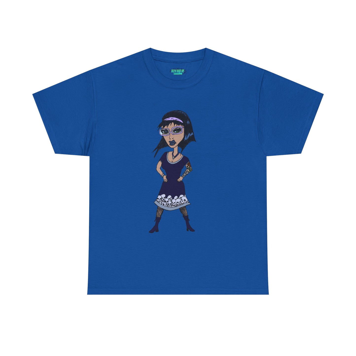 Gothic Doll T-Shirt — Retro Vampire Girl Graphic Tee