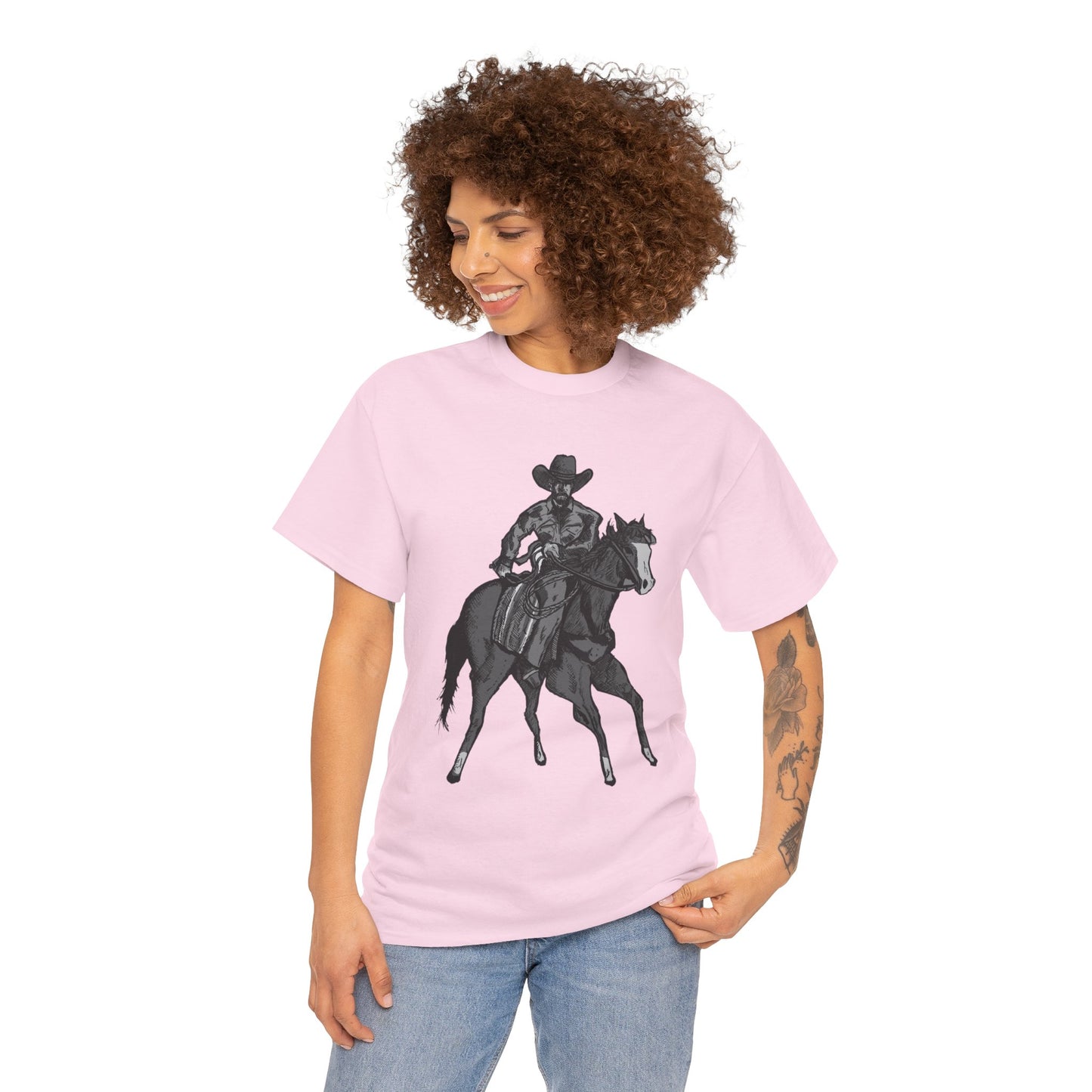 Cowboy on Horseback T‑Shirt — Vintage Western Rodeo Tee