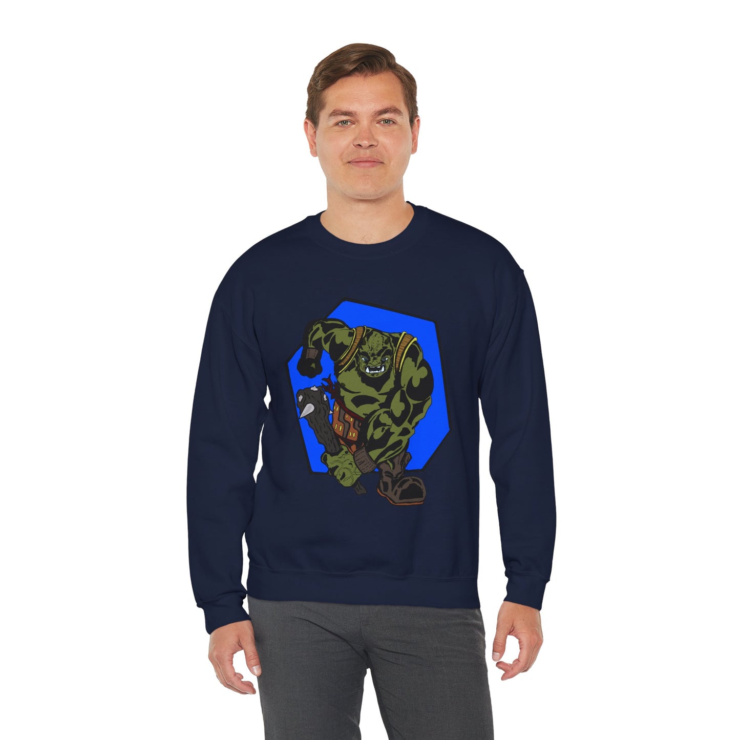 Rampaging Ogre Crewneck Sweatshirt for Marvel Fans