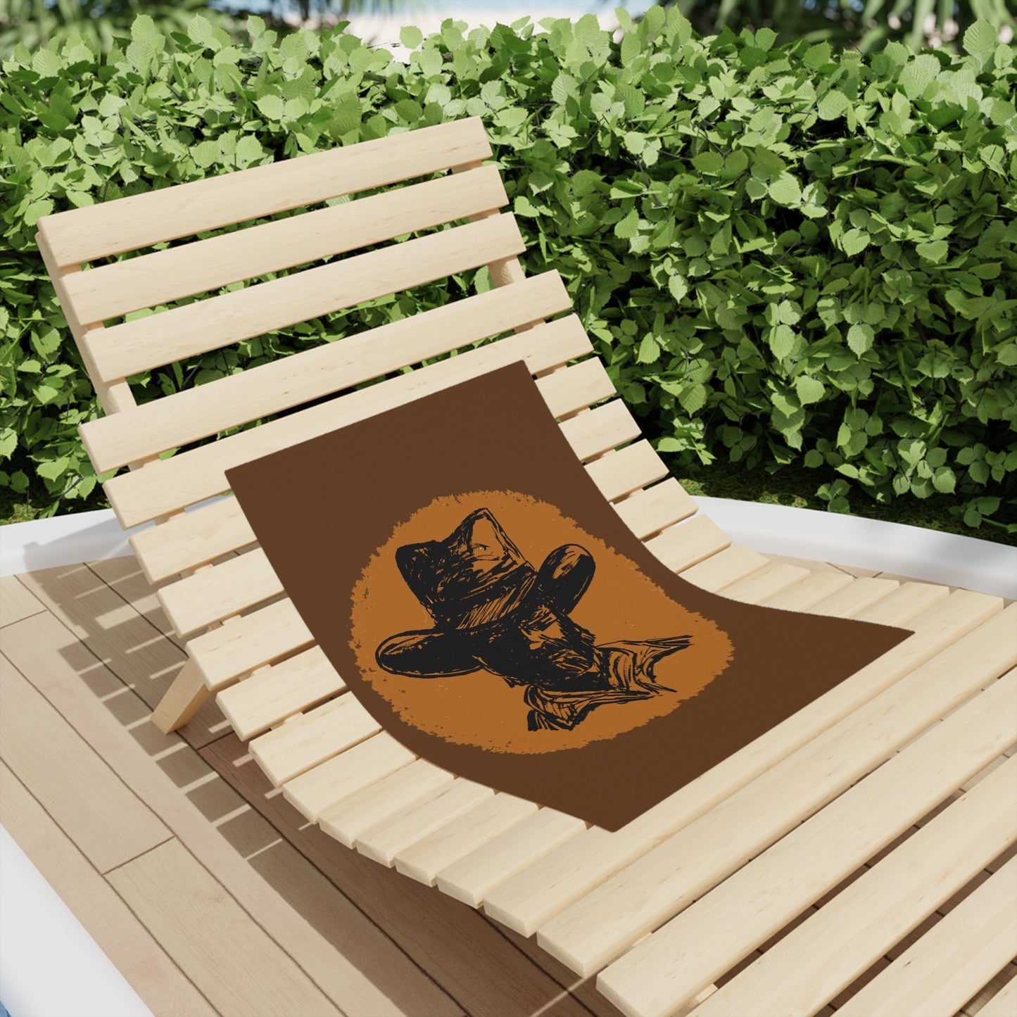 Old West Cowboy Beach Towels