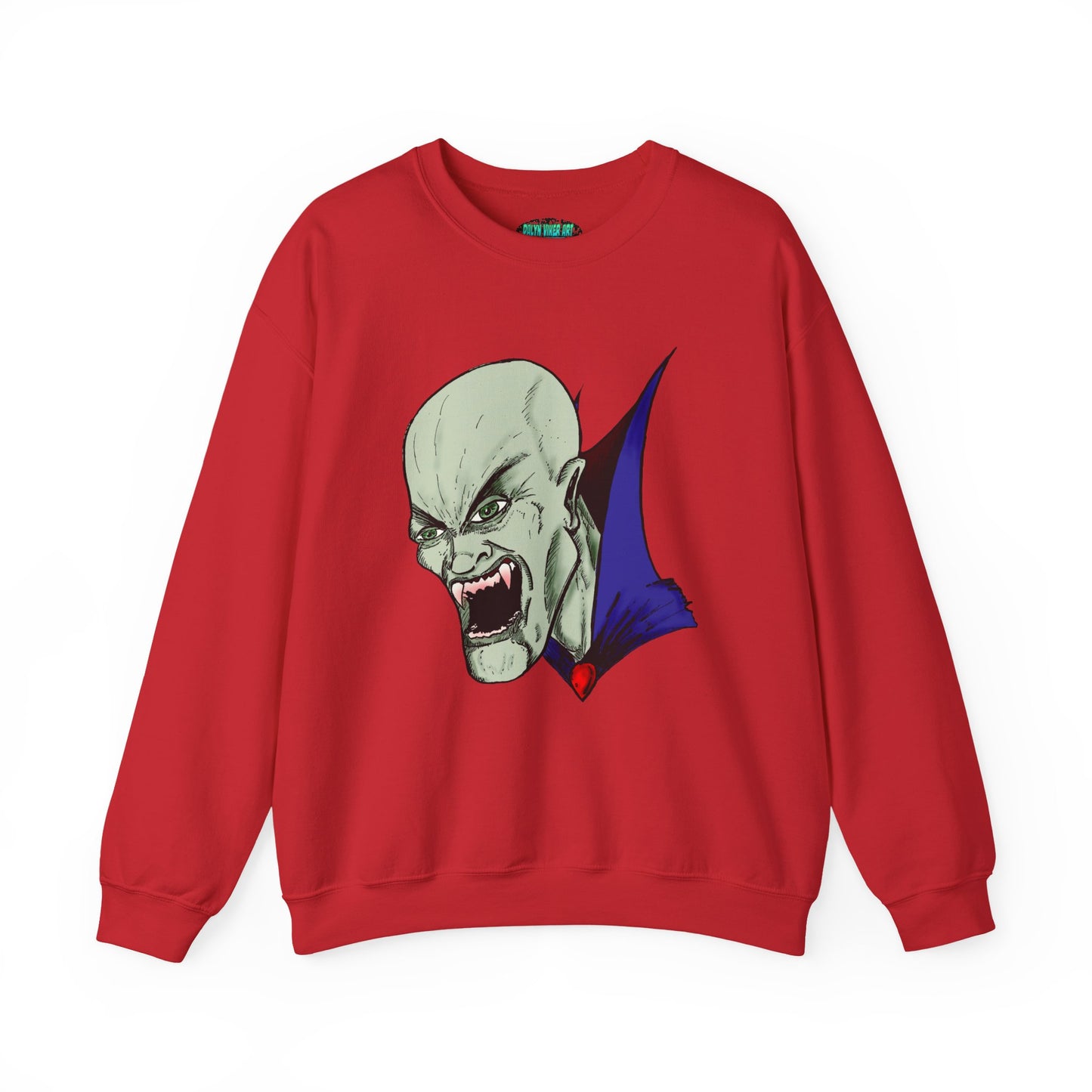 Vampire Graphic Sweatshirt for Halloween
